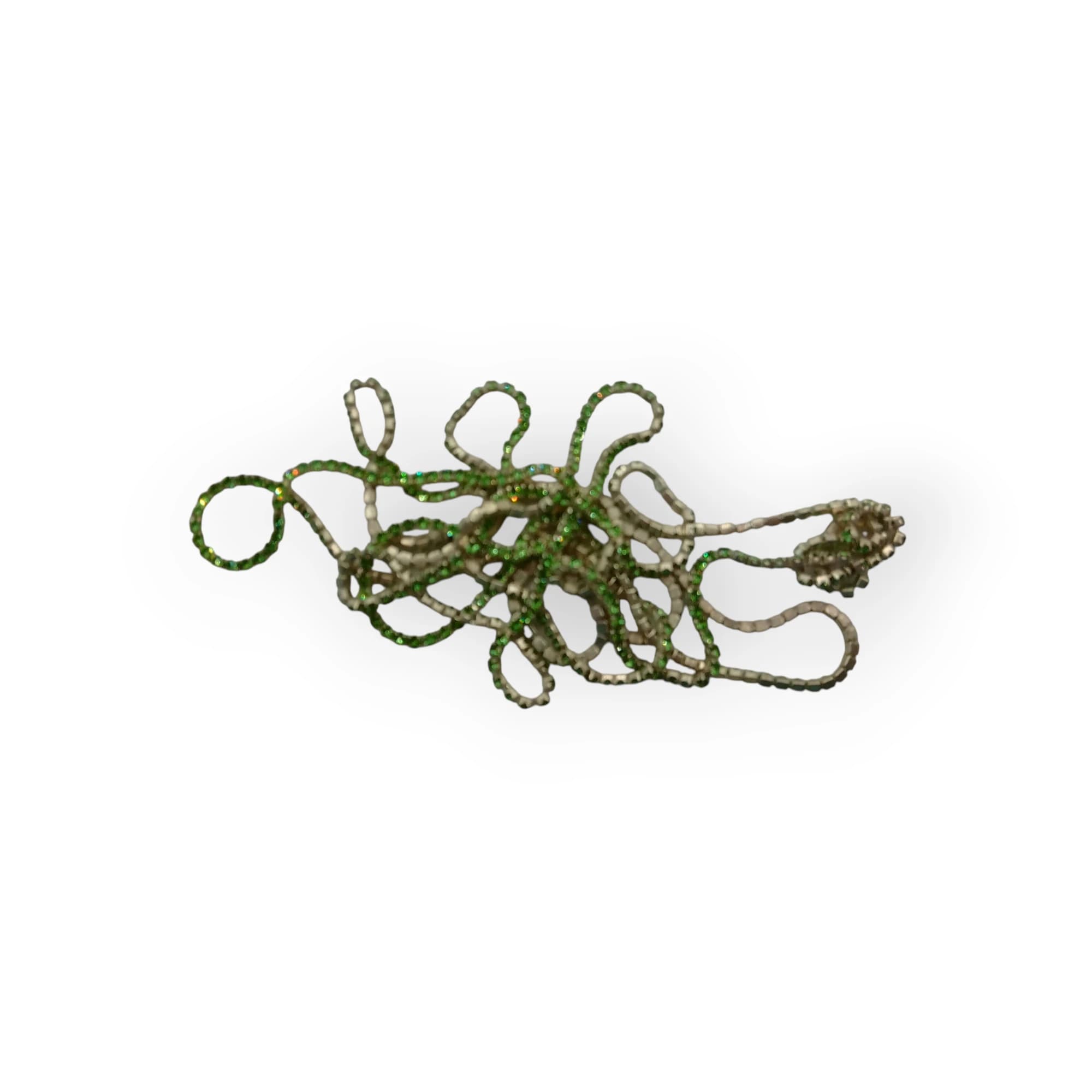 Rhinestone Chain -green
