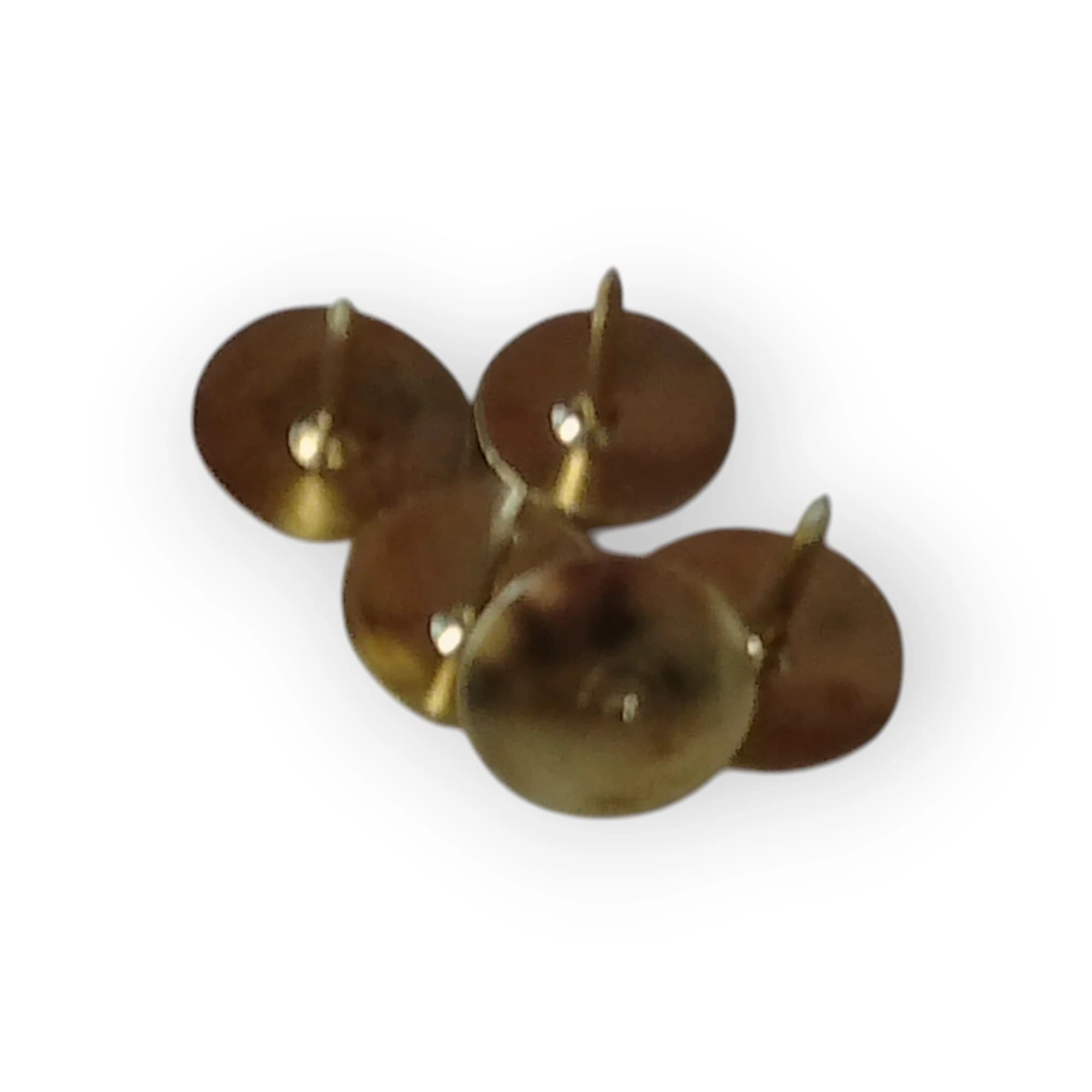 Gold drawing pins - 50