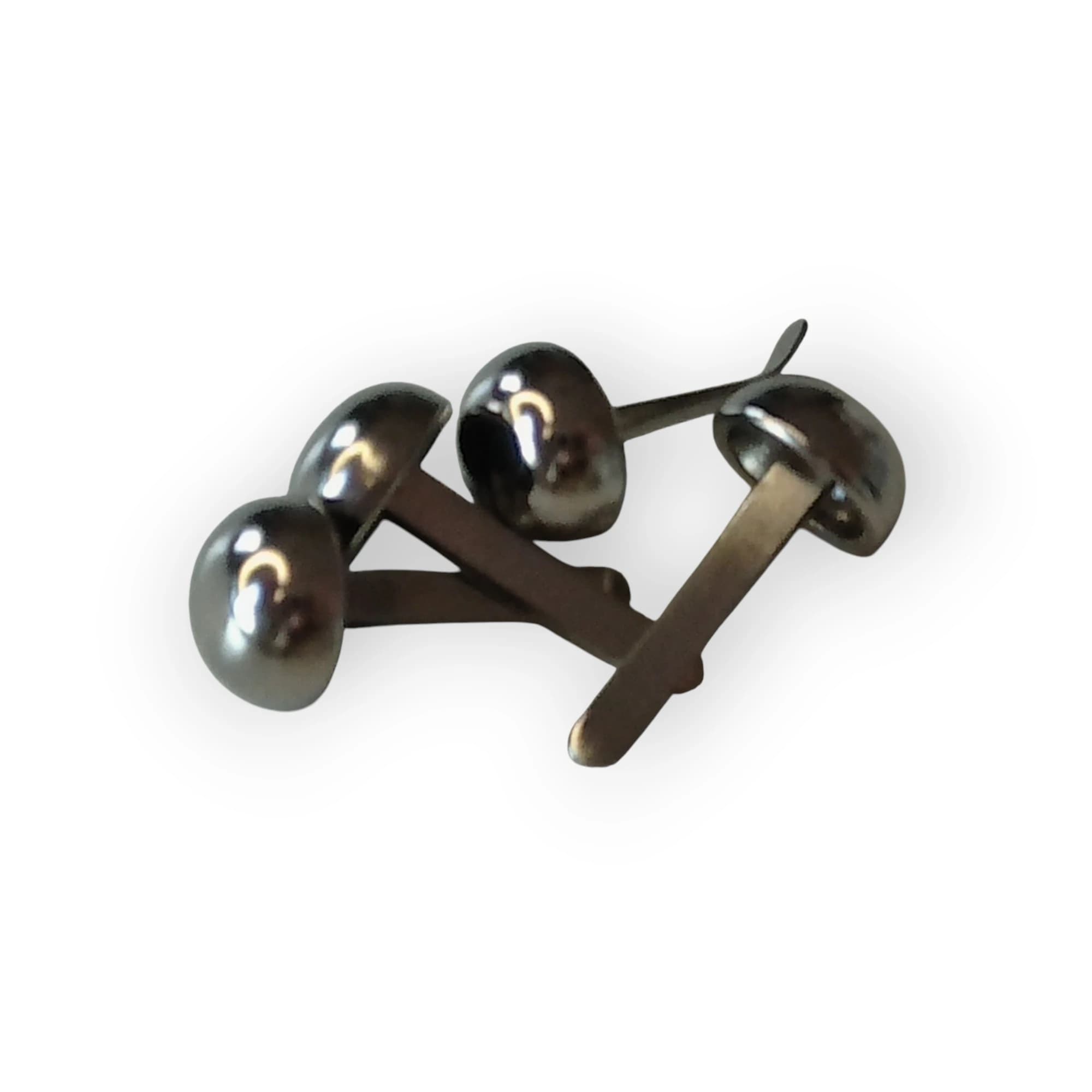 Silver Mushroom pins - 20