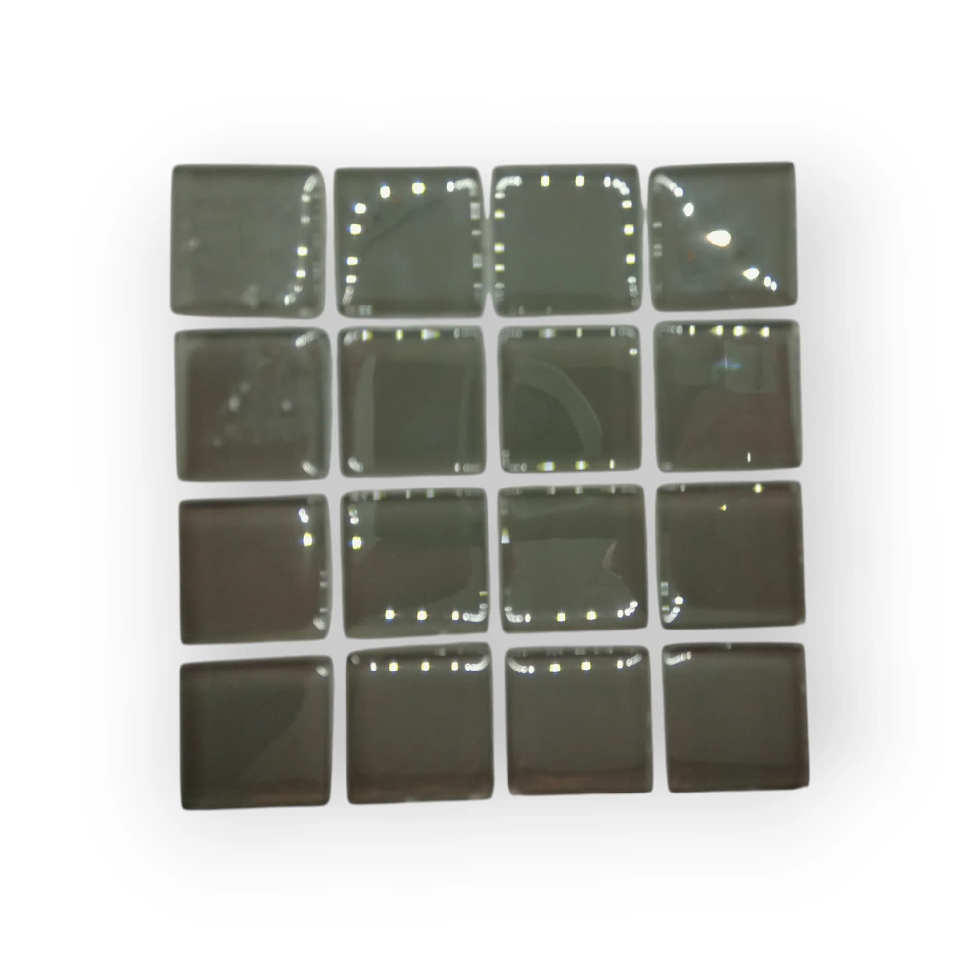 10x10 Sheet of Grey mosaic tiles