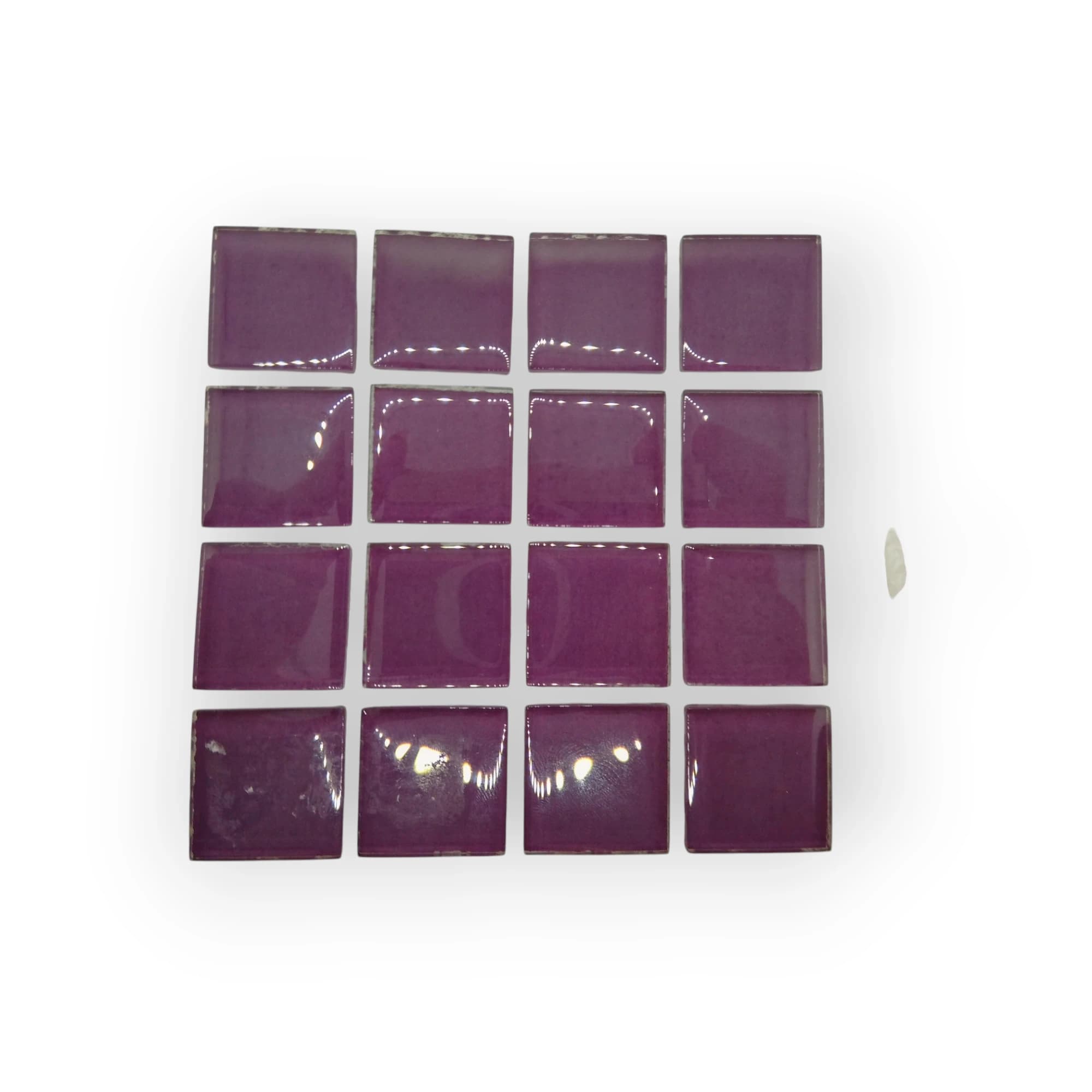 10x10 Sheet of Purple mosaic tiles