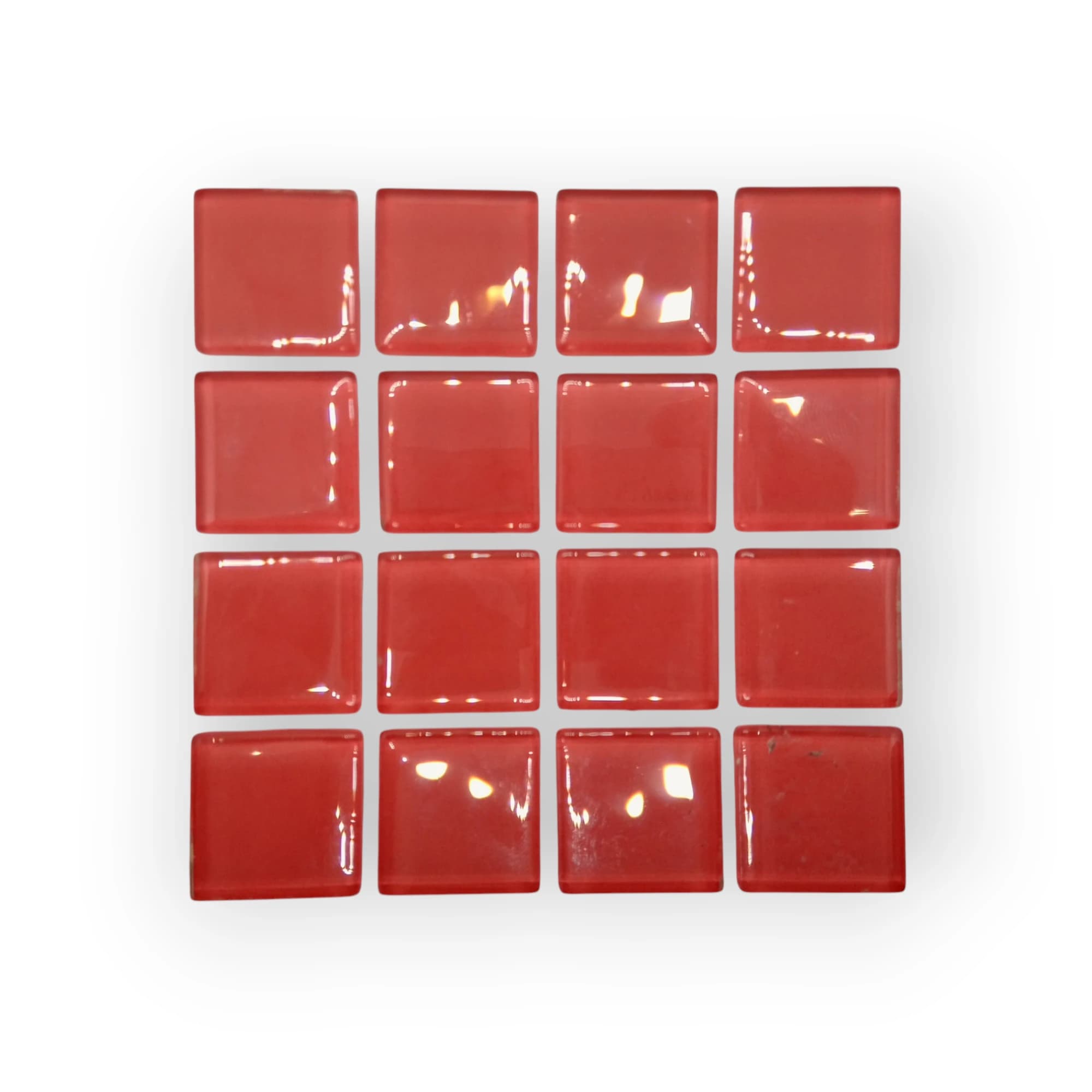 10x10 Sheet of Coral mosaic tiles