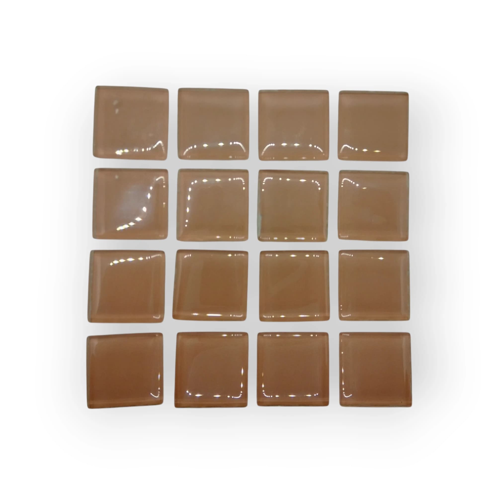 10x10 Sheet of Beige mosaic tiles
