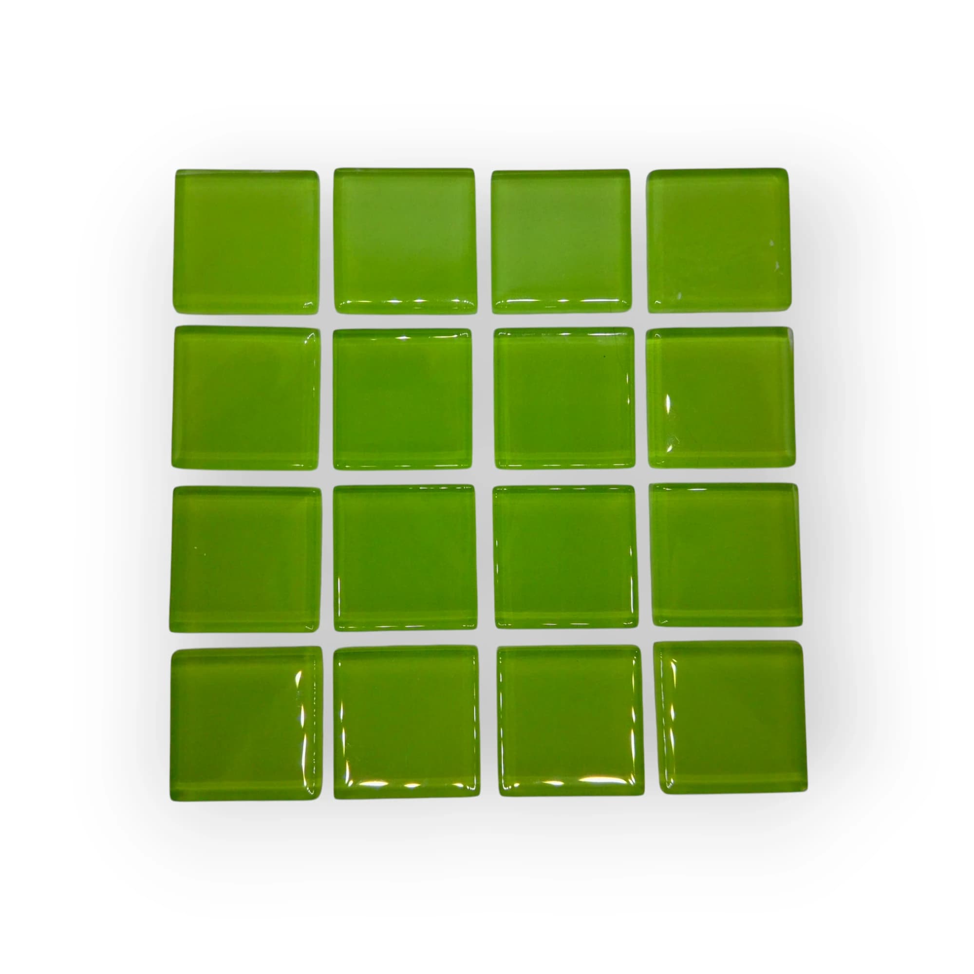 10x10 Sheet of Lime mosaic tiles