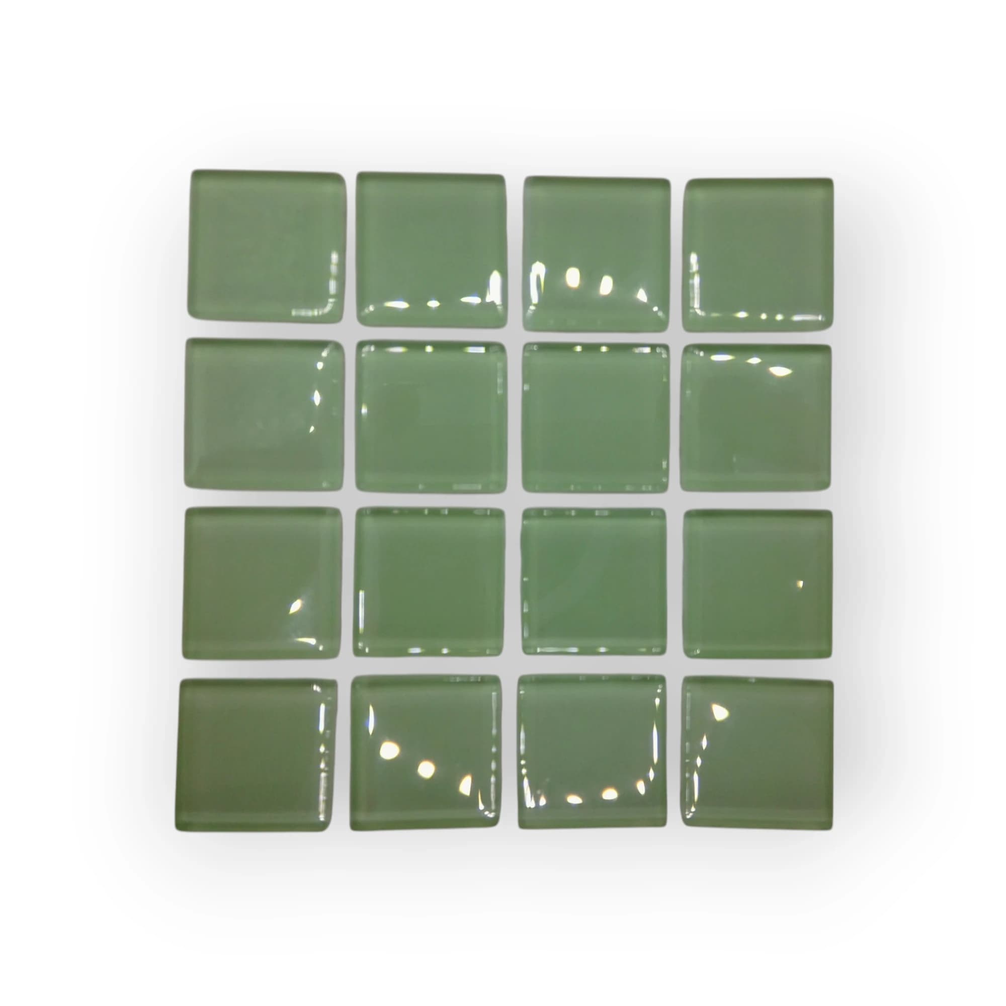 10x10 Sheet of Mint mosaic tiles