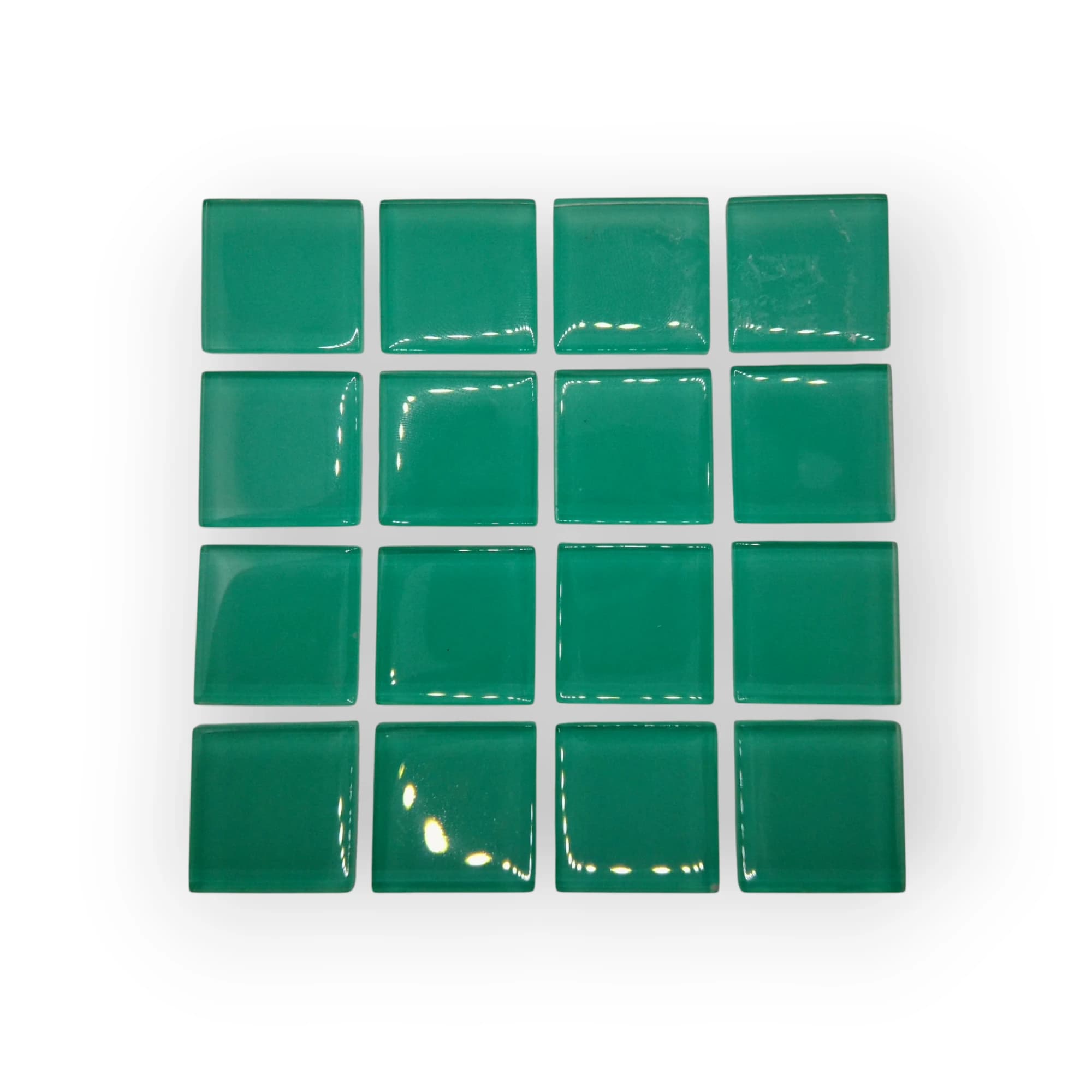 10x10 Sheet of Aqua mosaic tiles