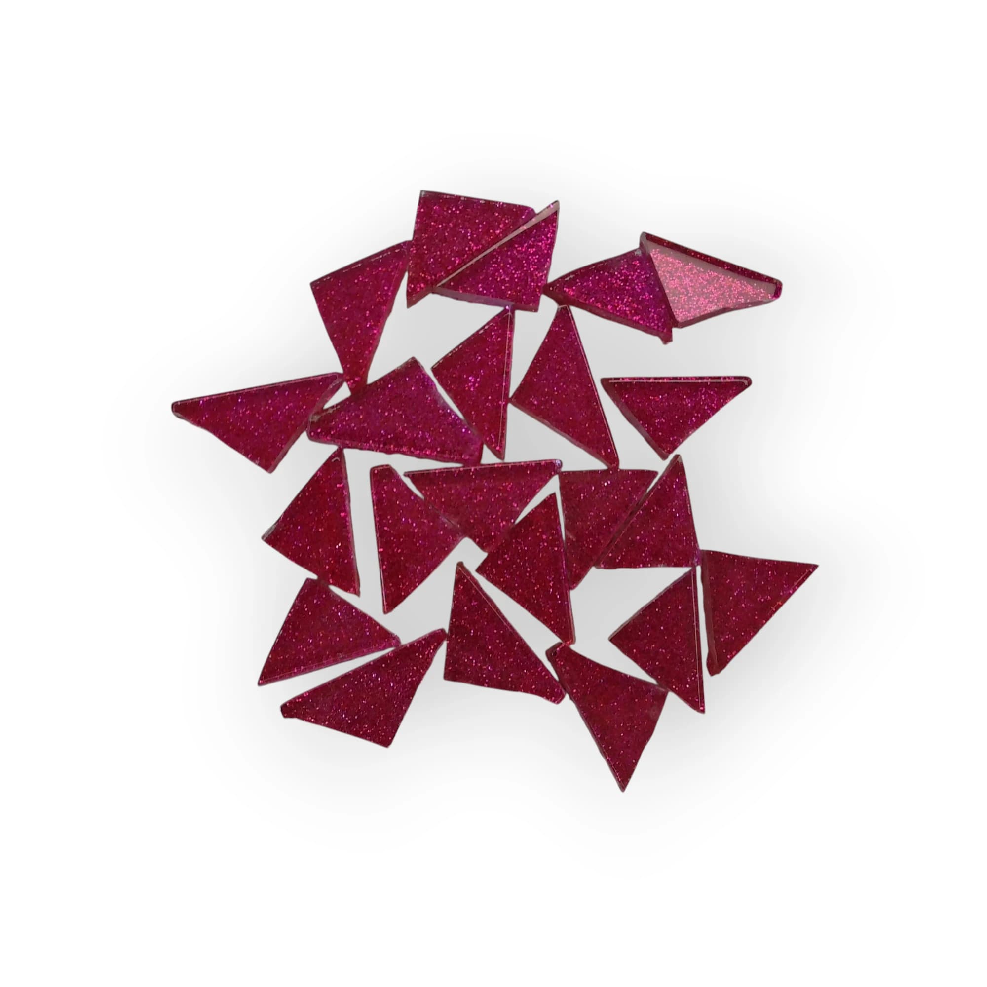 Bag of pre-cut GL Red mosaic tiles