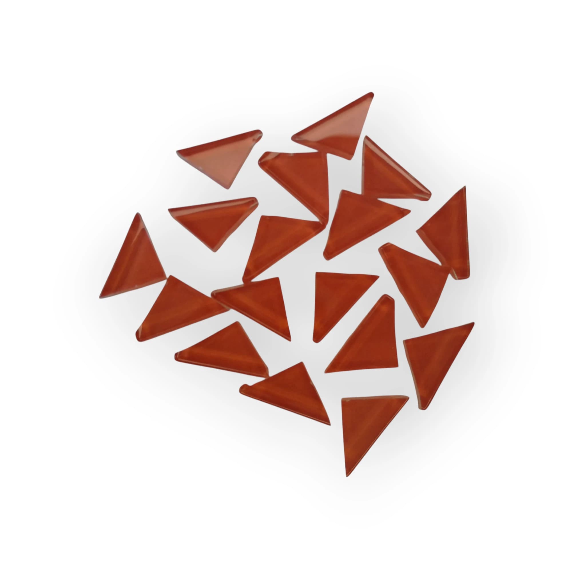 Bag of pre-cut Orange mosaic tiles