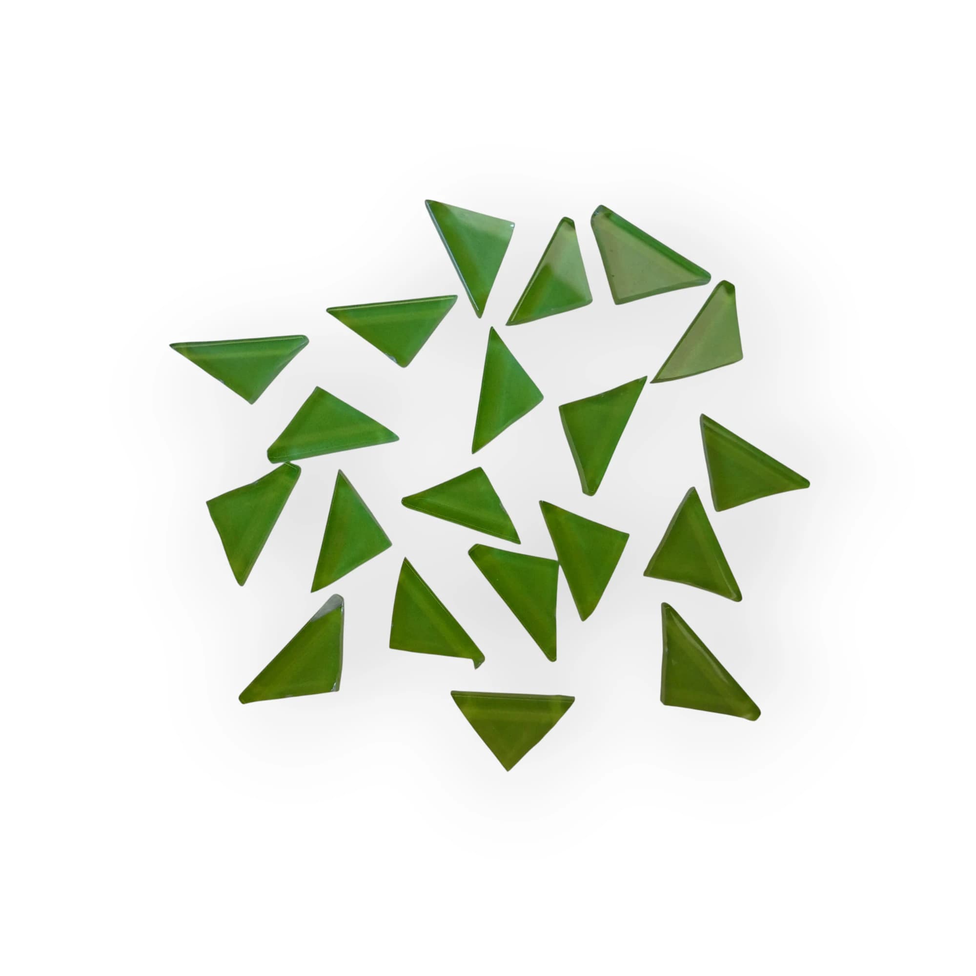 Bag of pre-cut Lime mosaic tiles