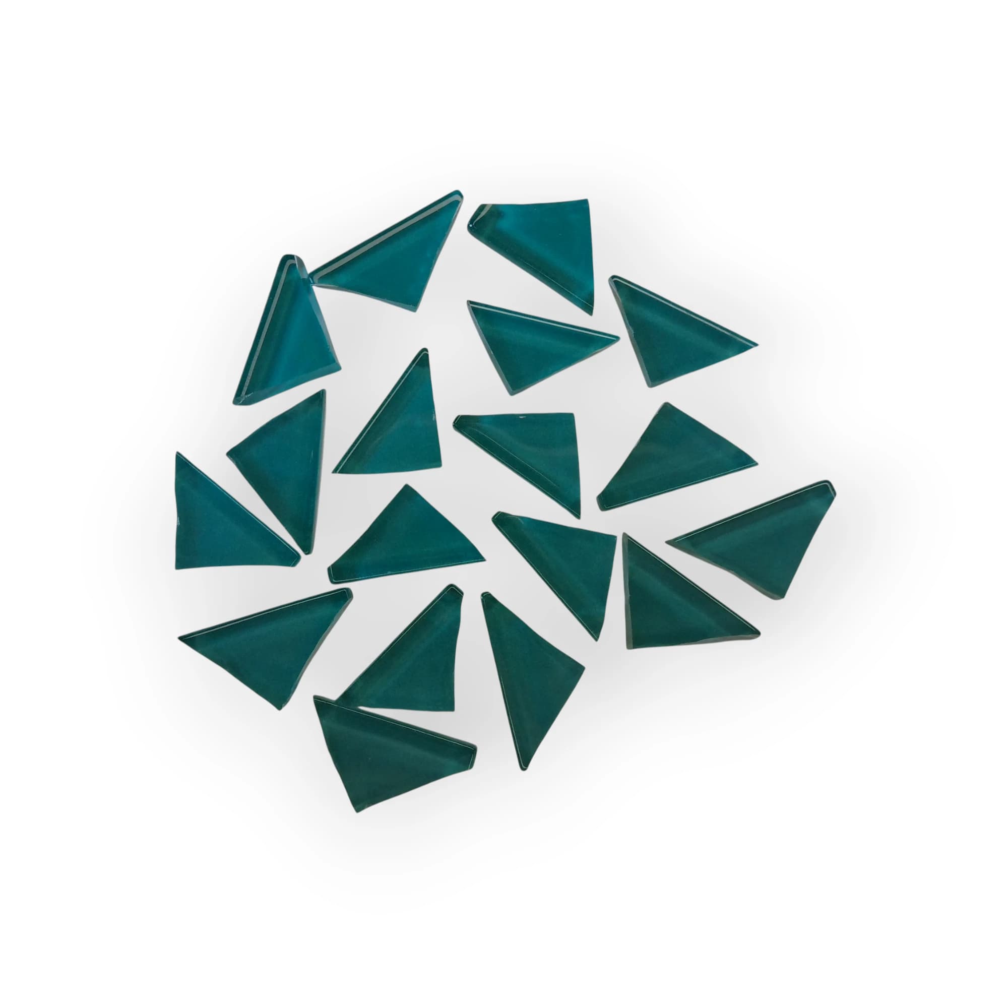 Bag of pre-cut Teal mosaic tiles