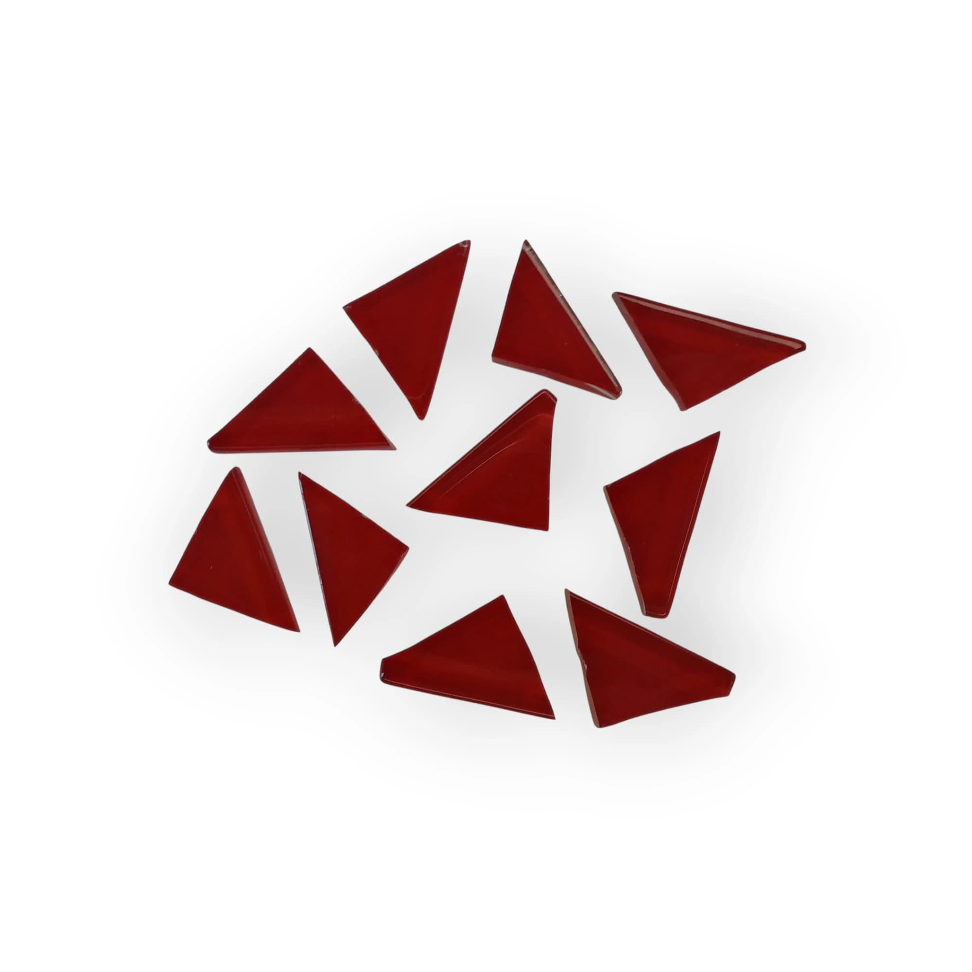 Bag of pre-cut Red mosaic tiles