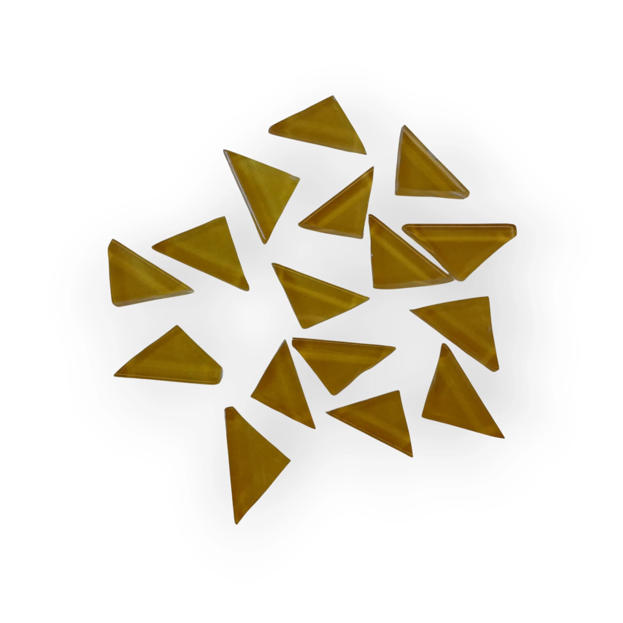 Bag of pre-cut Mustard mosaic tiles