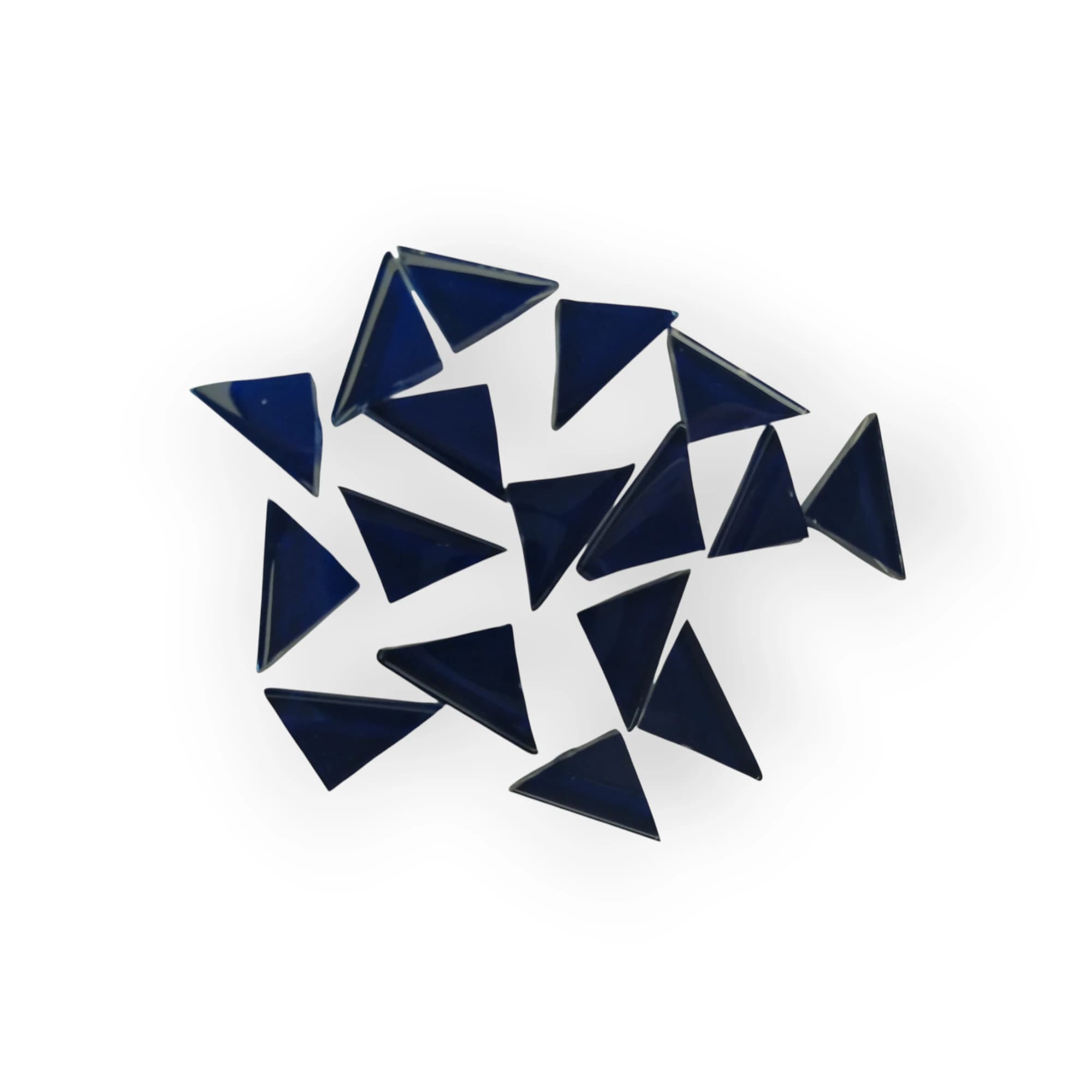 Bag of pre-cut Navy mosaic tiles