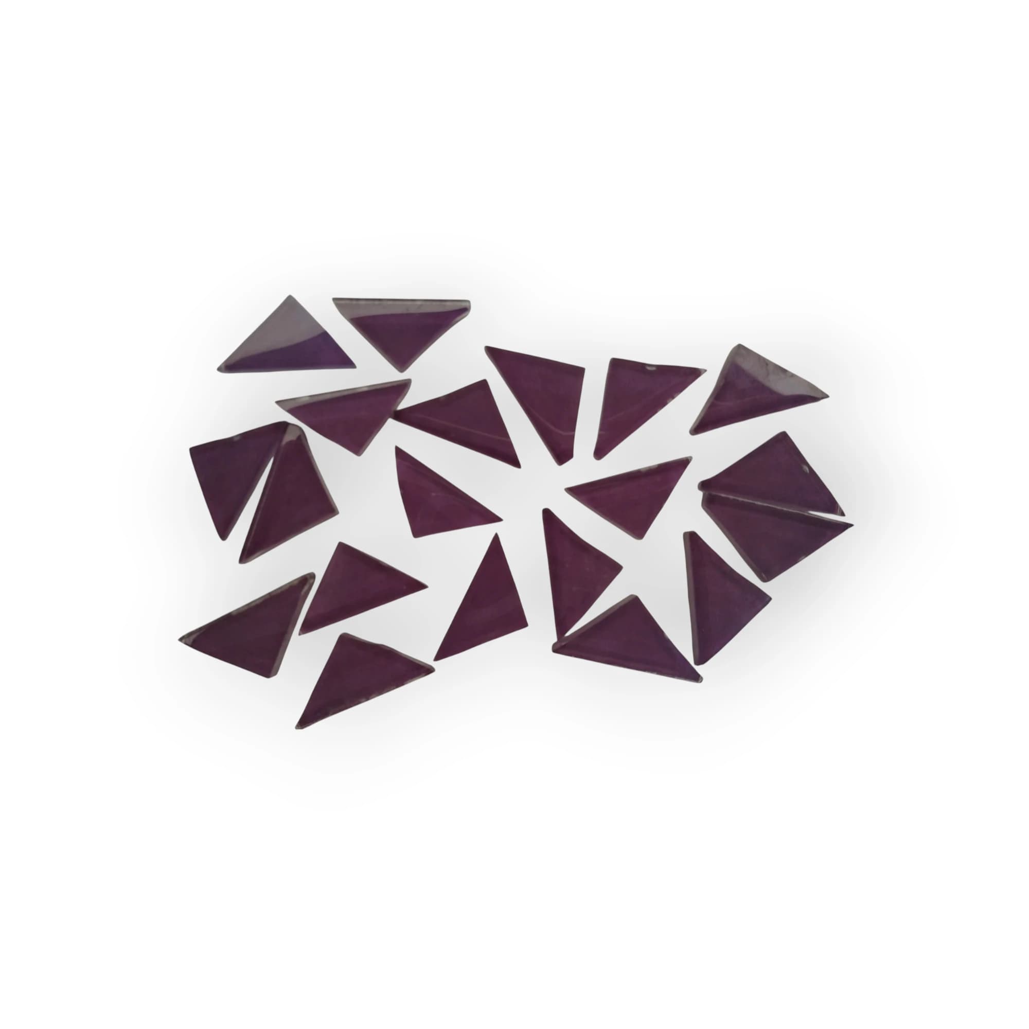 Bag of pre-cut Purple mosaic tiles