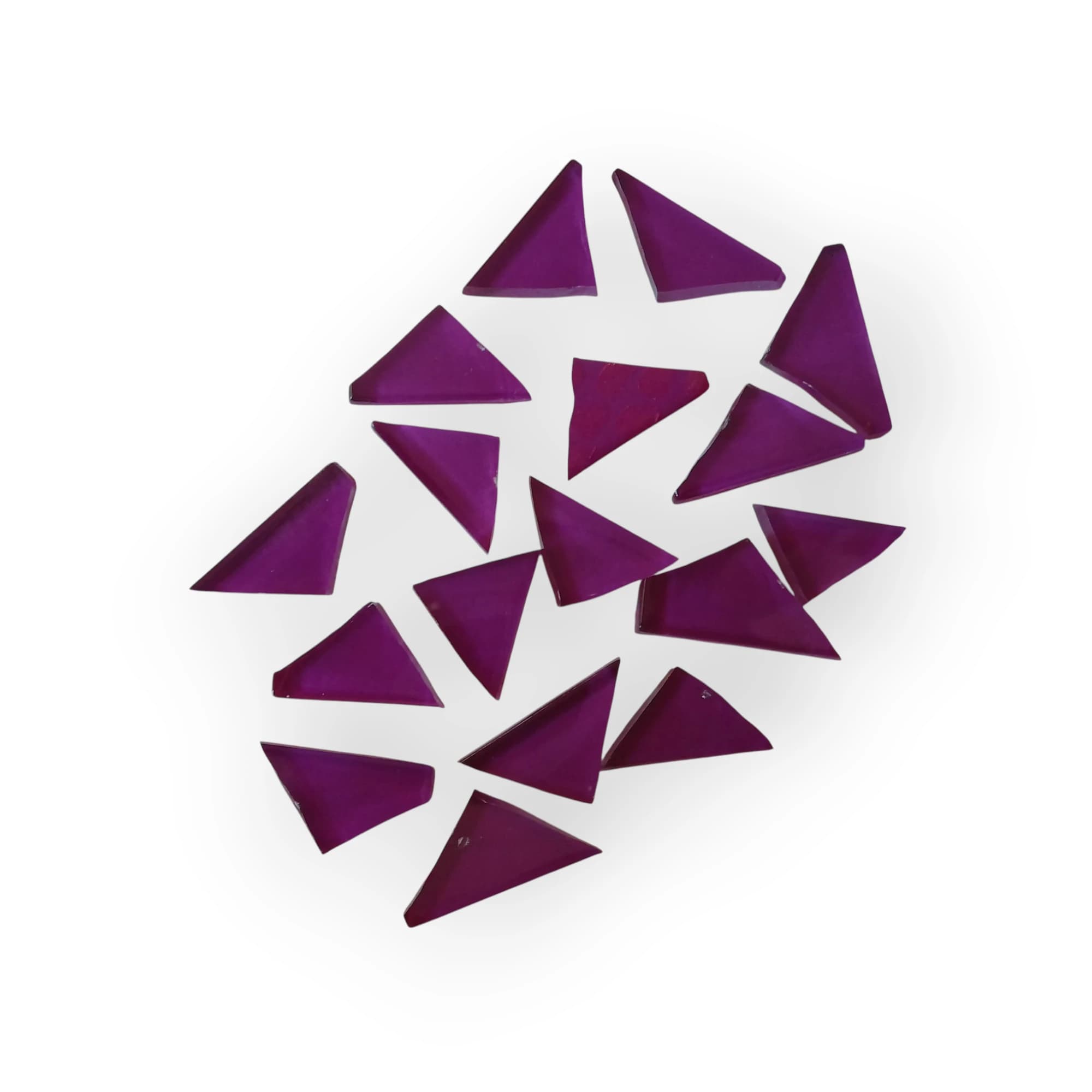 Bag of pre-cut Orchid mosaic tiles
