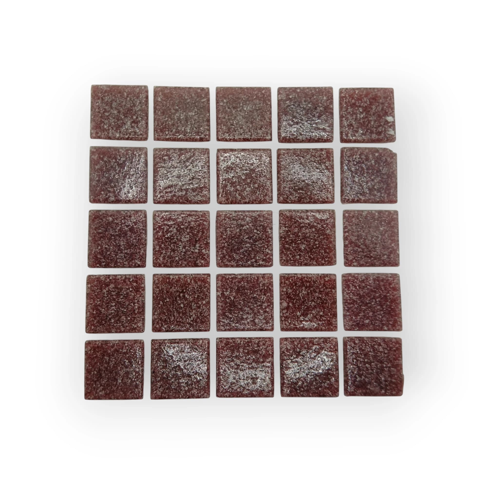 11x11 Sheet of Tex Purple mosaic tiles