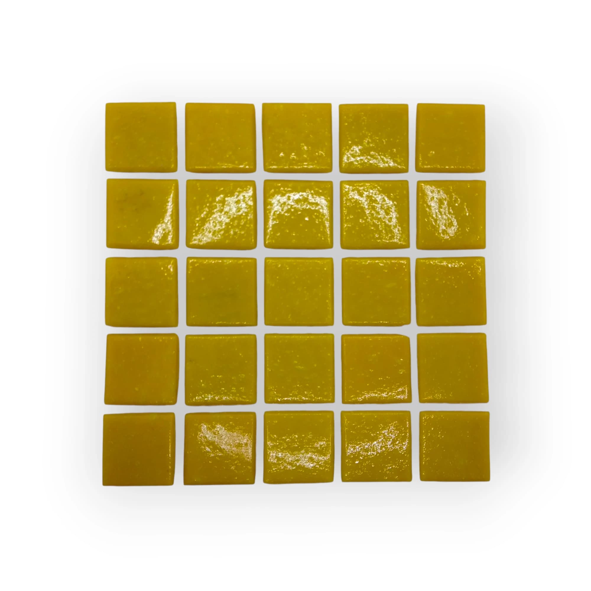 11x11 Sheet of Yellow mosaic tiles