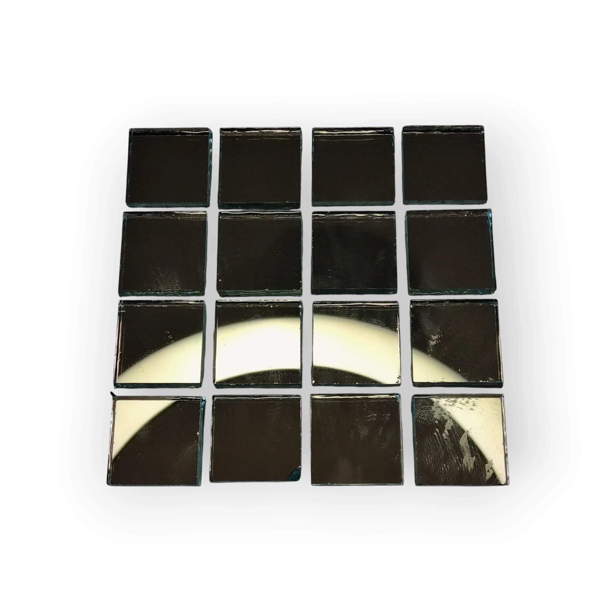 10x10 Sheet of Medium Mirror mosaic tiles