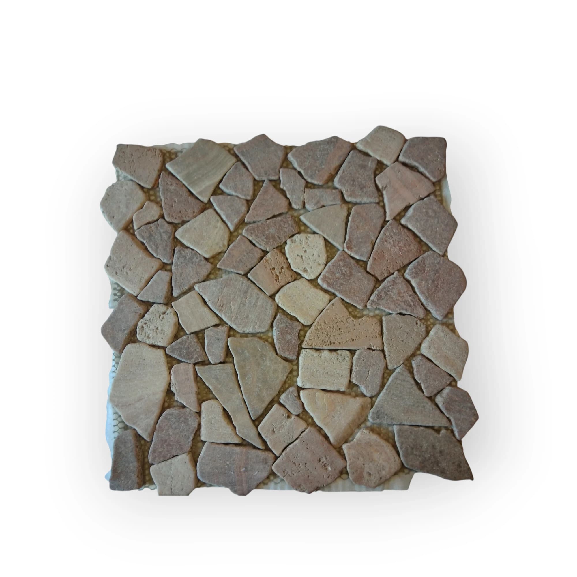 30x30 Sheet of Large Stone mosaic tiles