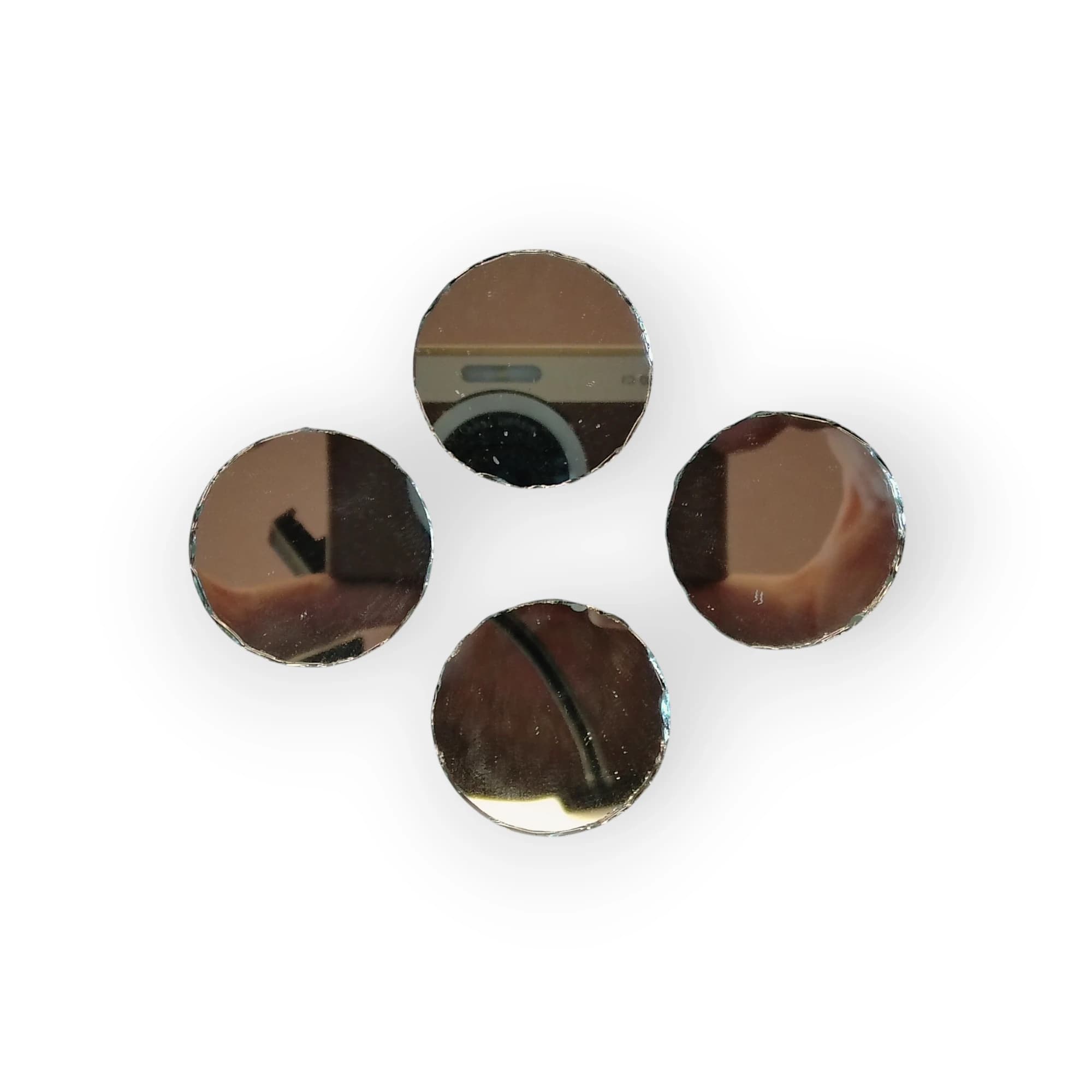 Pack of 20 Small Mirror Circle Inserts