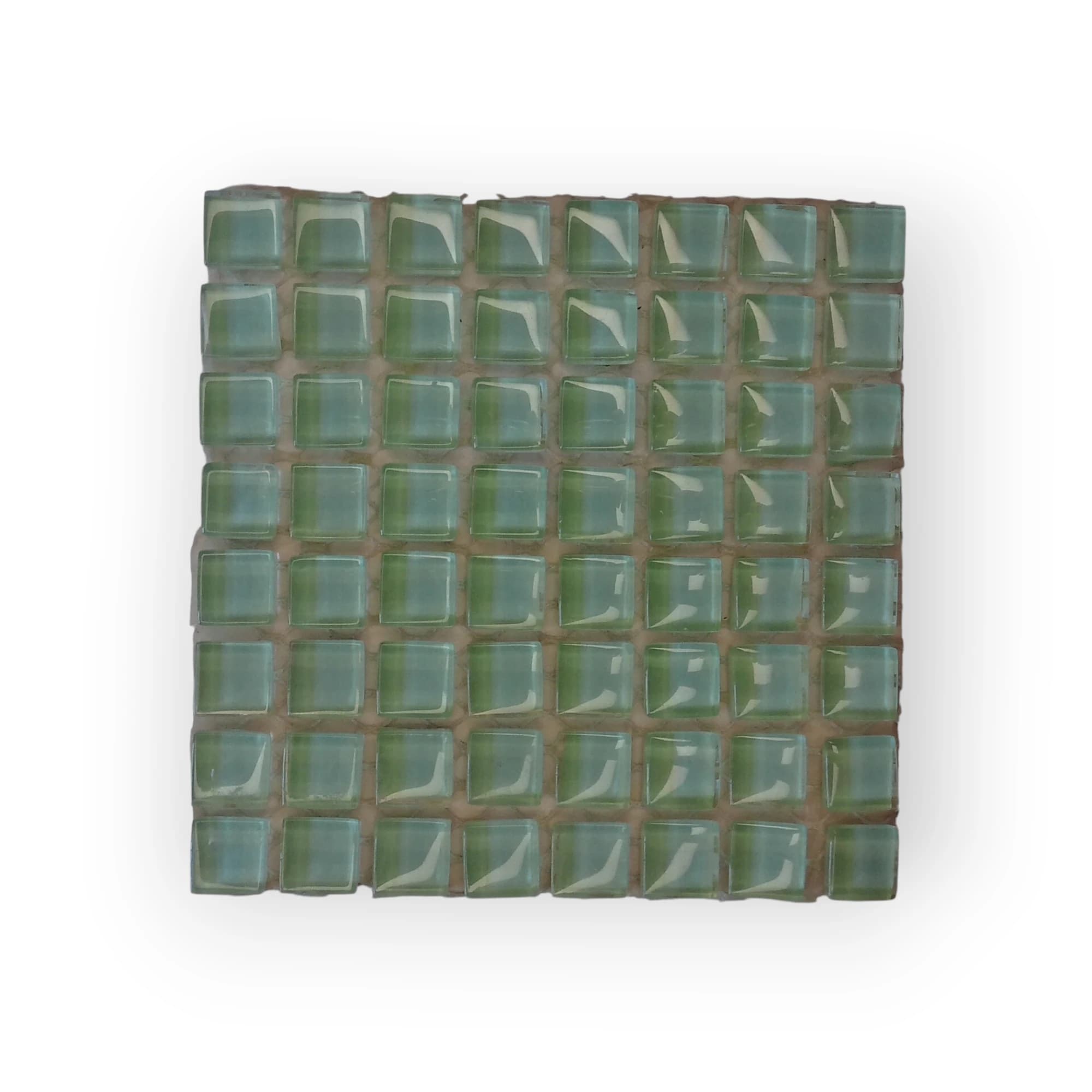 10x10 Sheet of Small Mint mosaic tiles