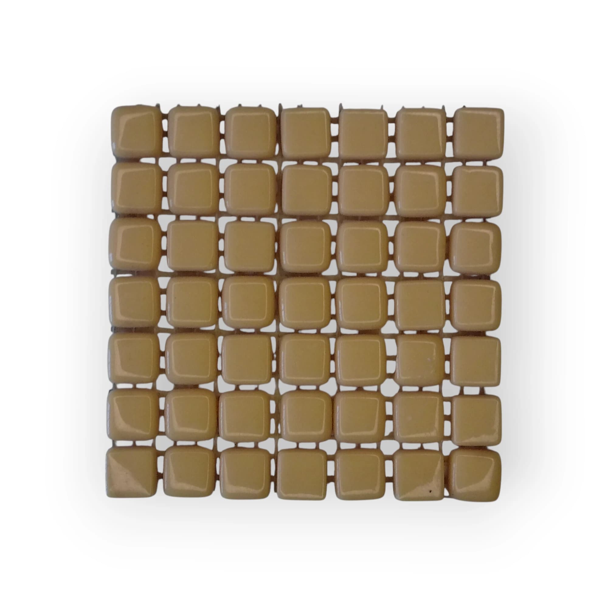10x10 Sheet of Small Cream mosaic tiles