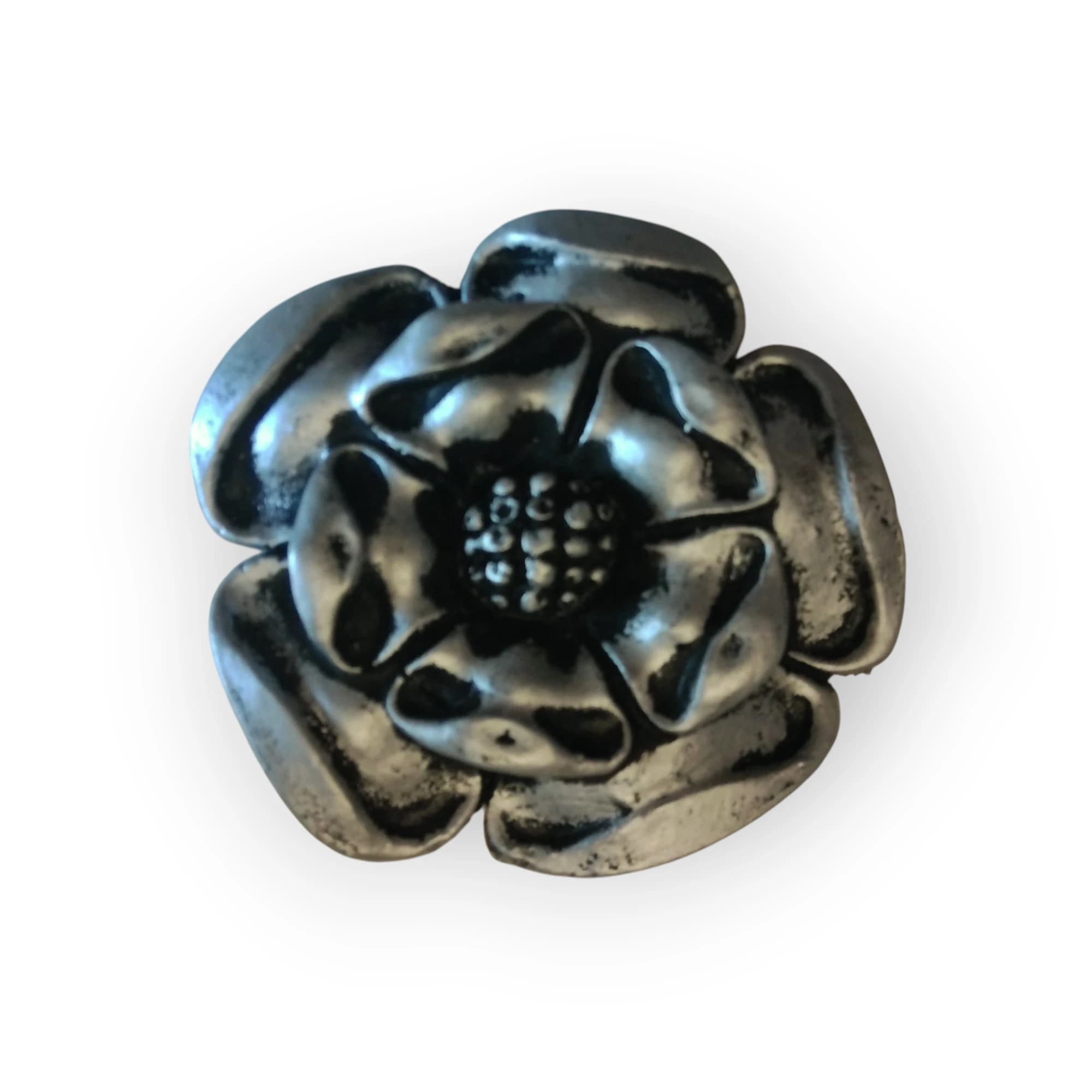 Ceramic Silver Flower