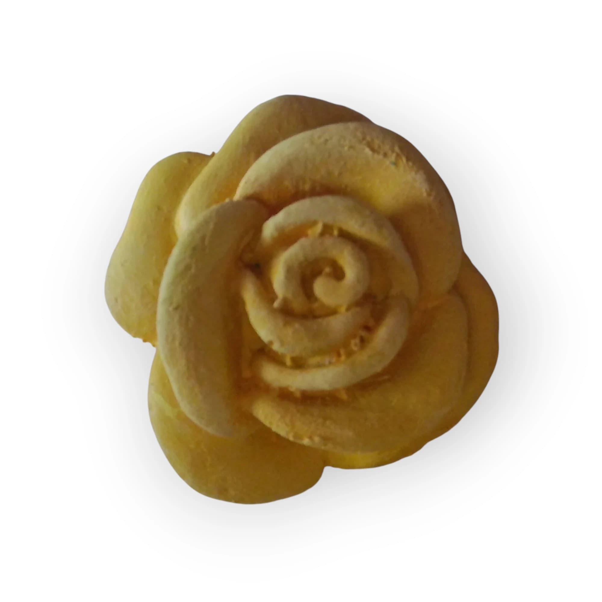 Ceramic Yellow Open Rose
