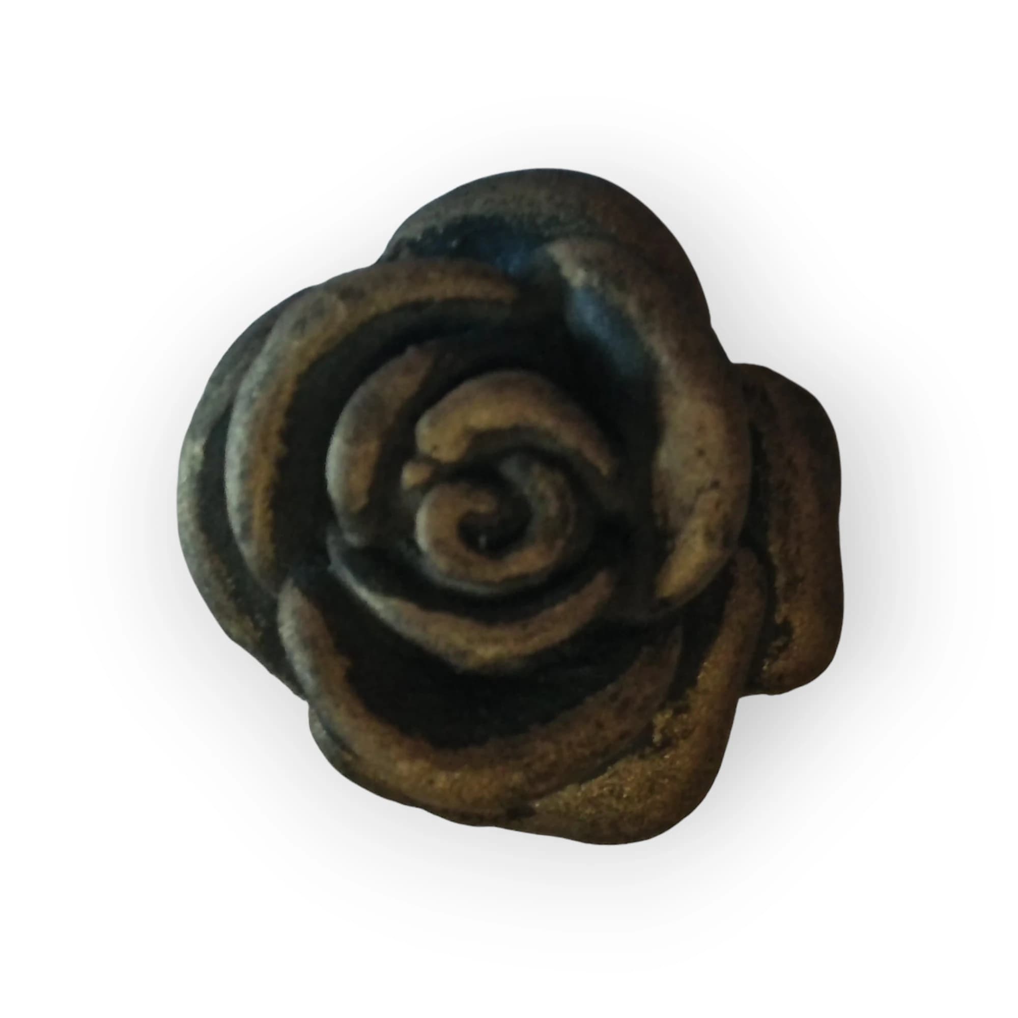 Ceramic Gold Open Rose