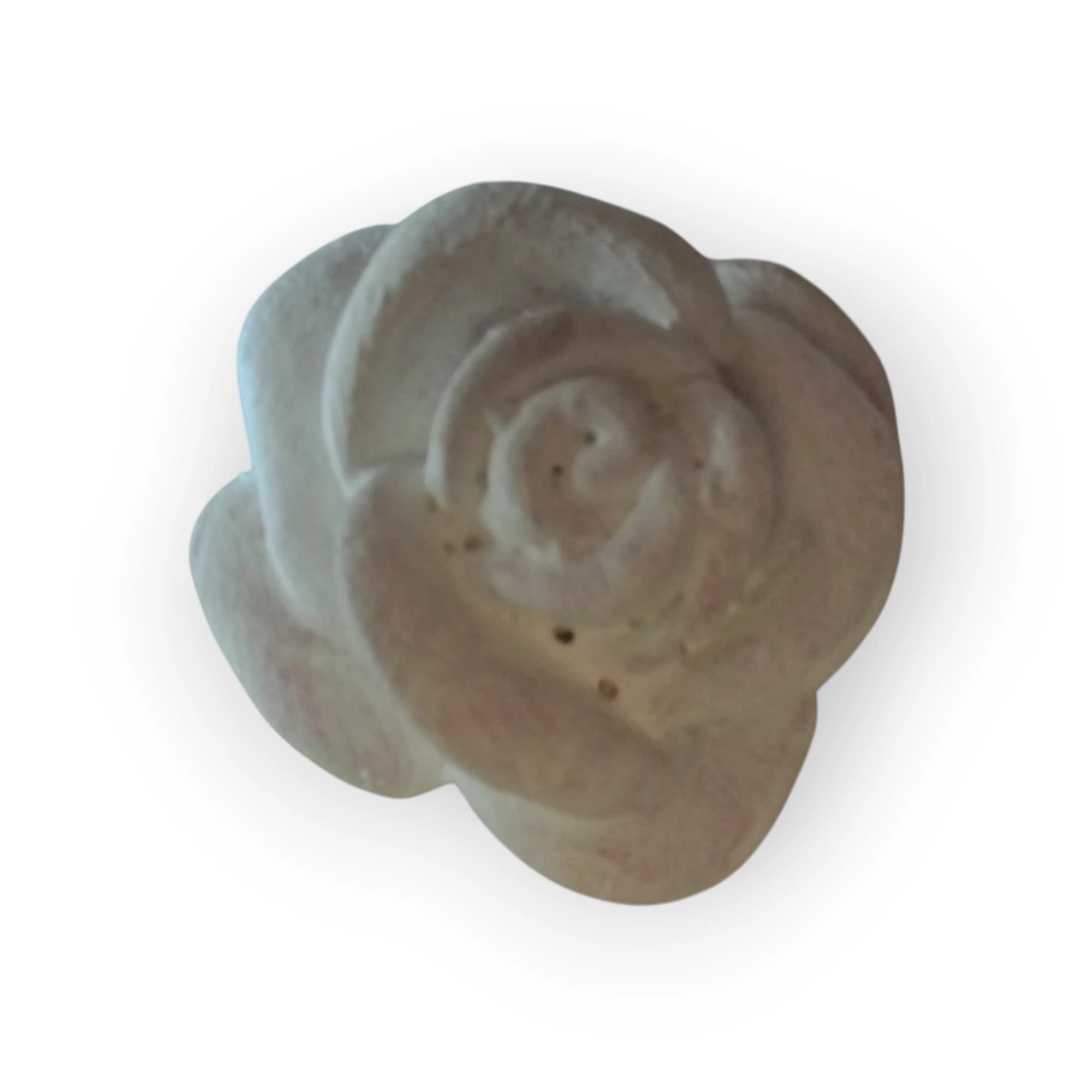 Ceramic White Open Rose
