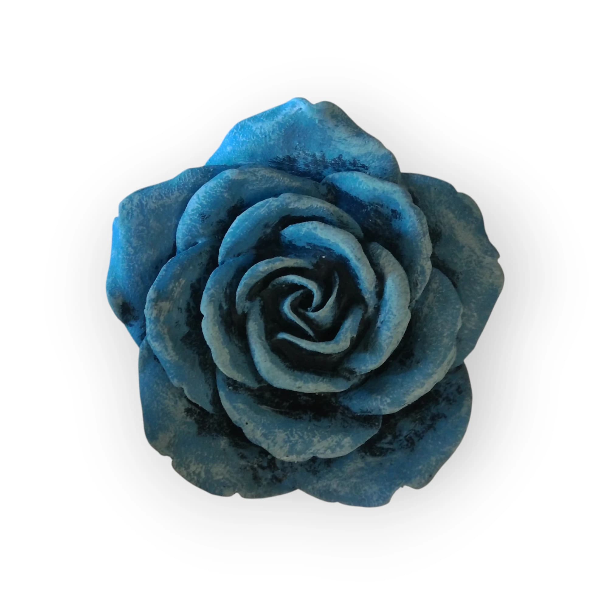 Ceramic Light Blue Open Rose