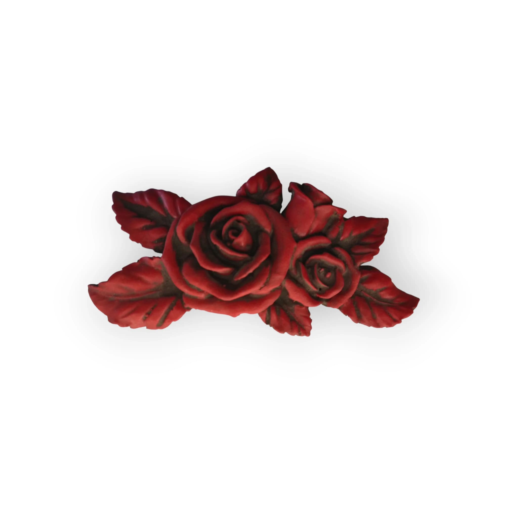 Ceramic Dark Red Roses