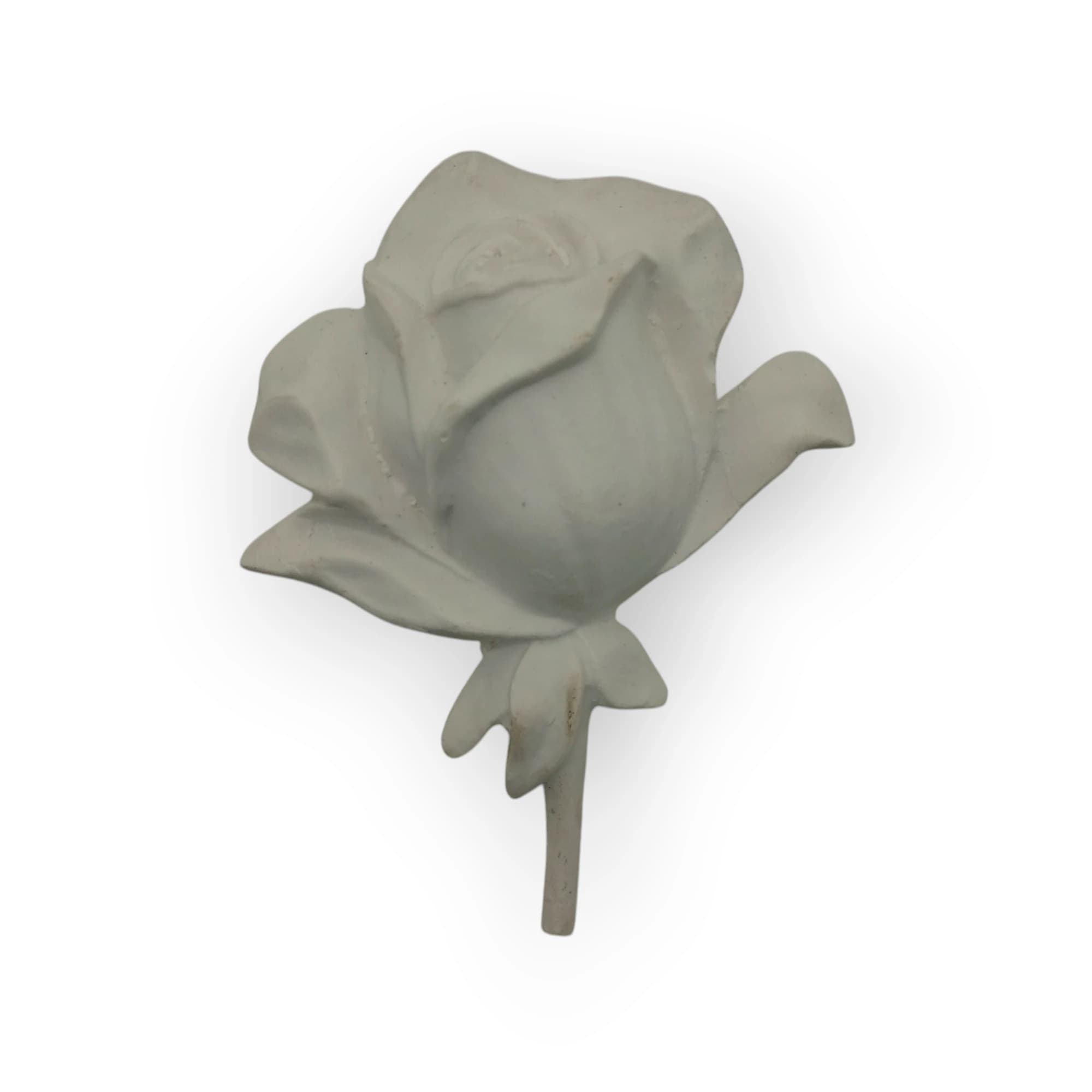 Ceramic White Rosebud
