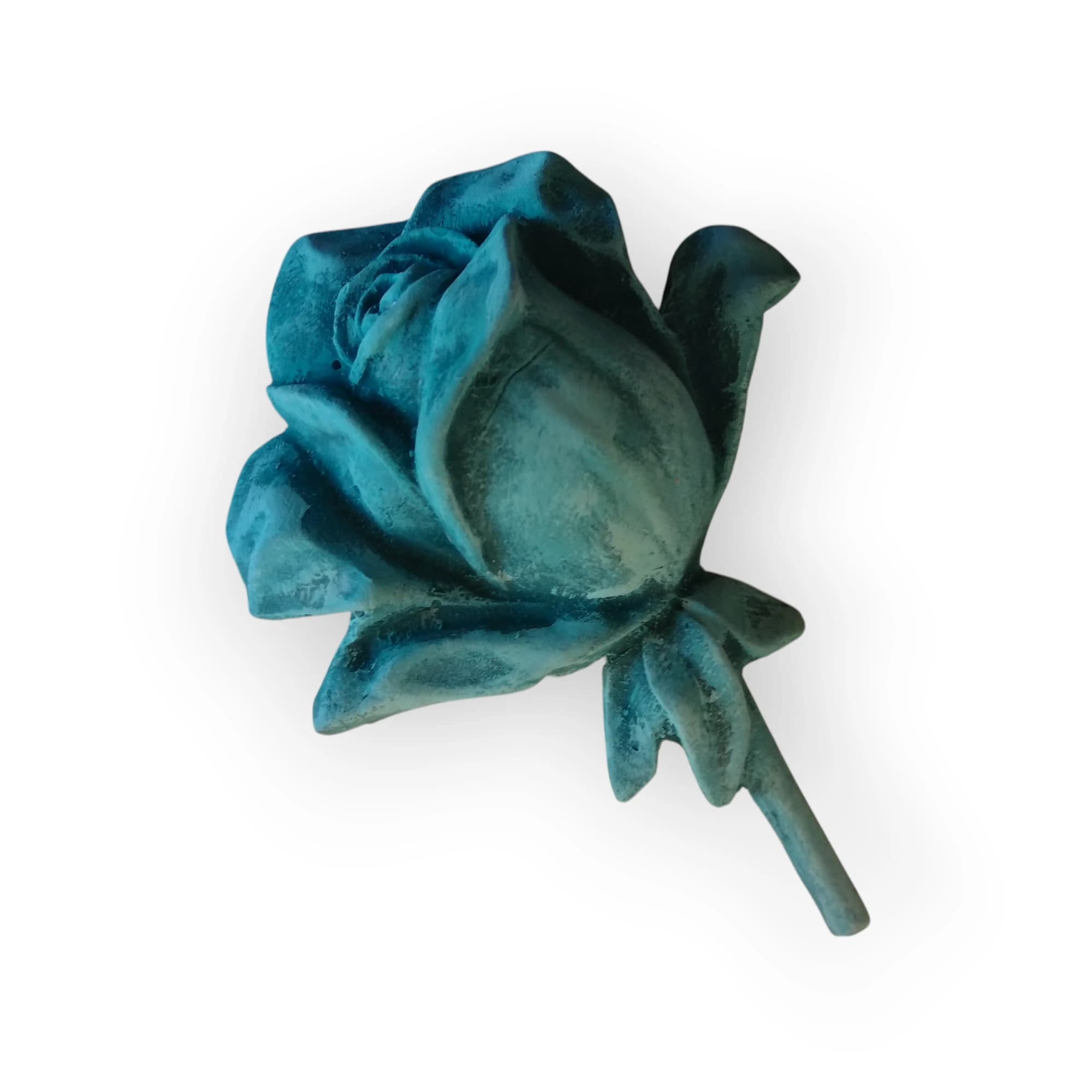 Ceramic Light Blue Rosebud