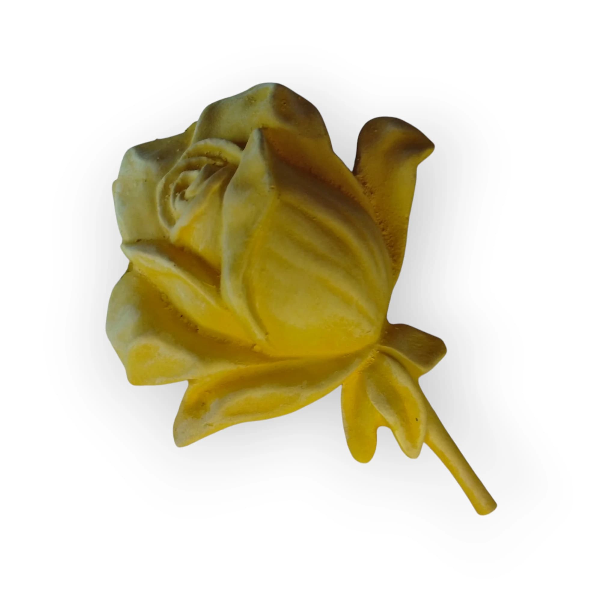 Ceramic Yellow Rosebud