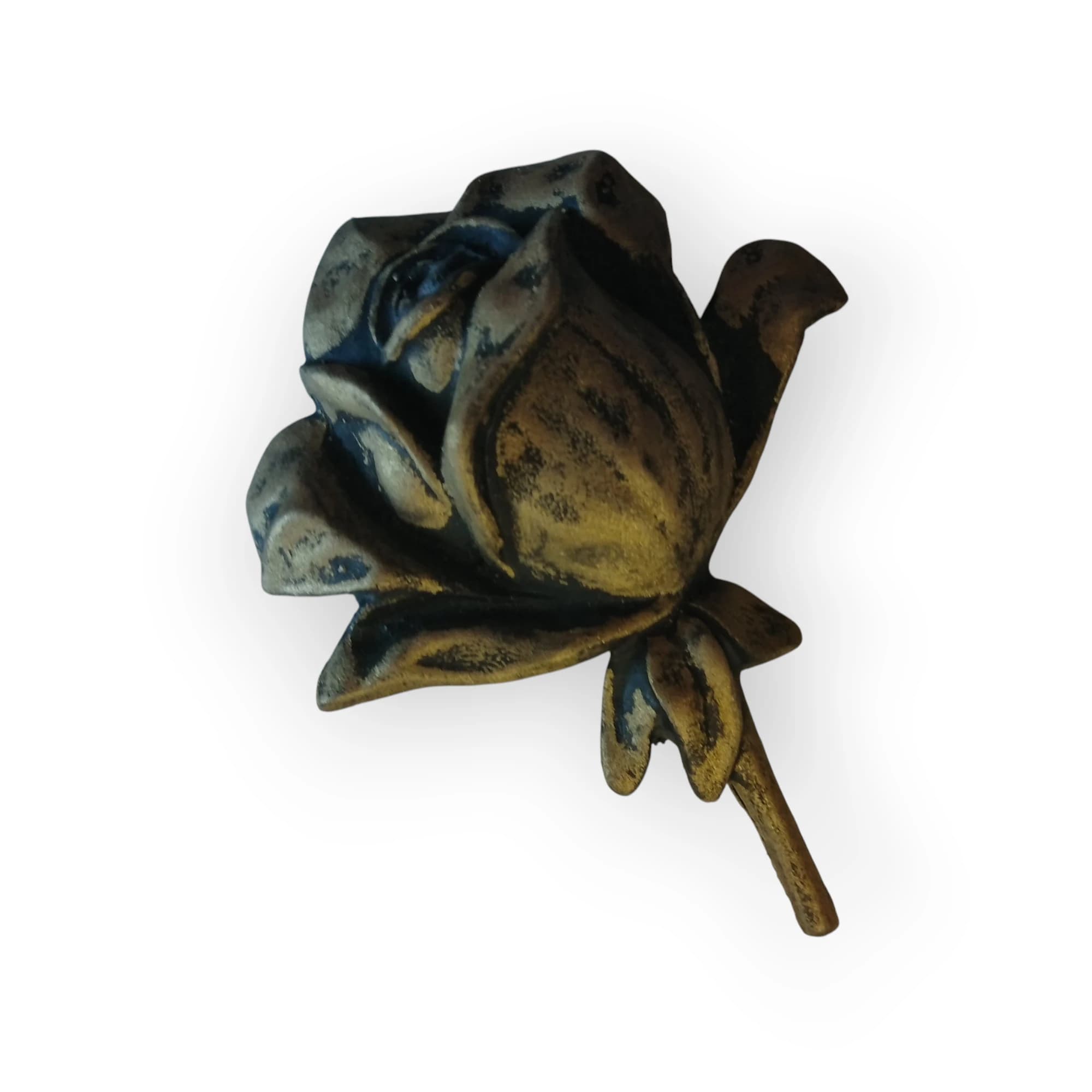 Ceramic Gold Rosebud