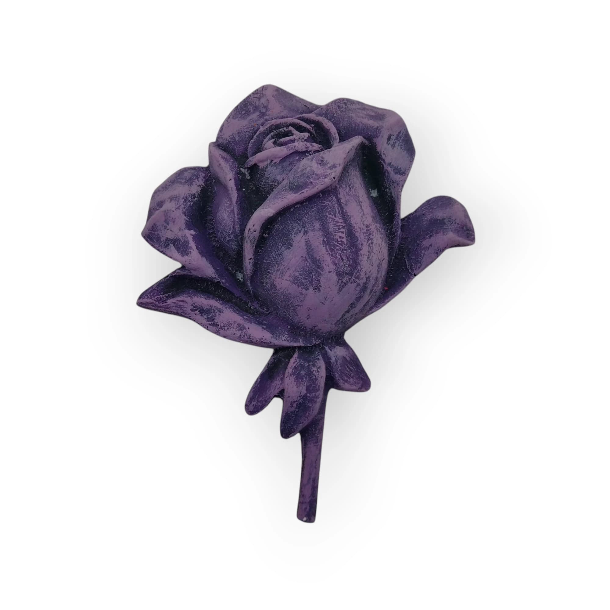Ceramic Purple Rosebud
