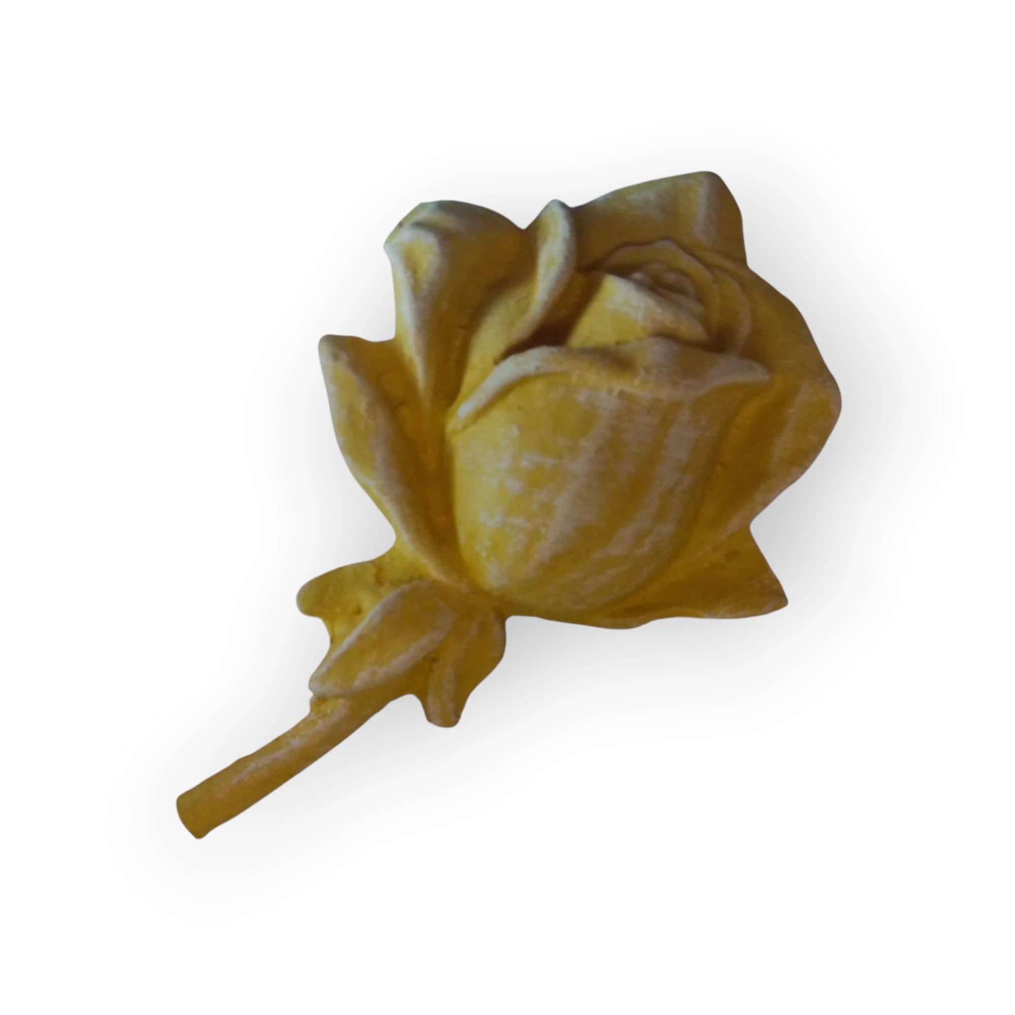 Ceramic Yellow Rosebud