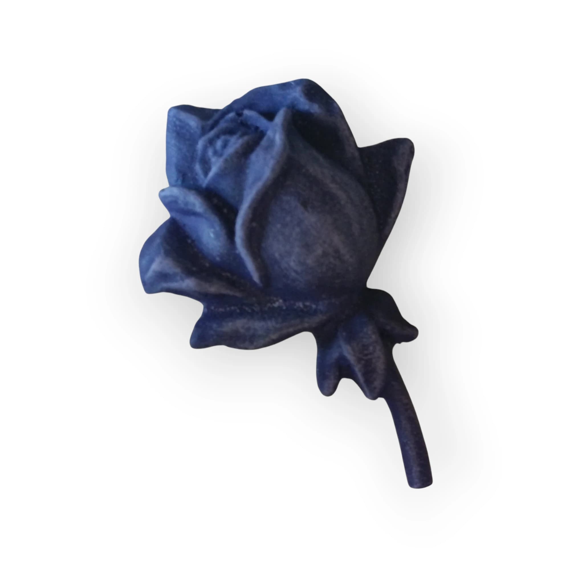 Ceramic Dark Purple Rosebud