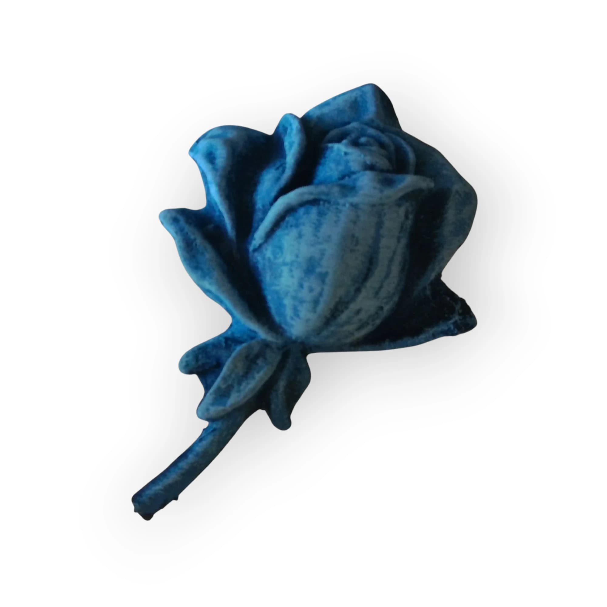 Ceramic Light Blue Rosebud