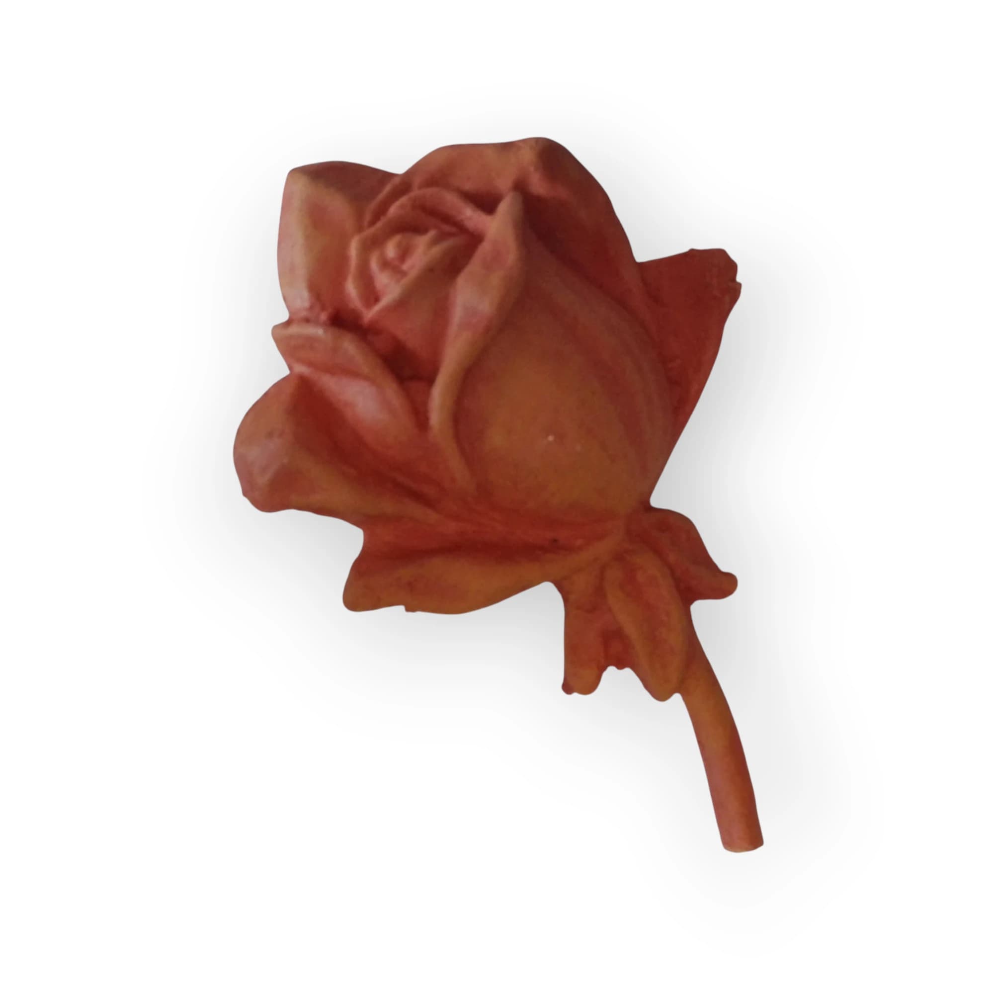 Ceramic Orange Rosebud