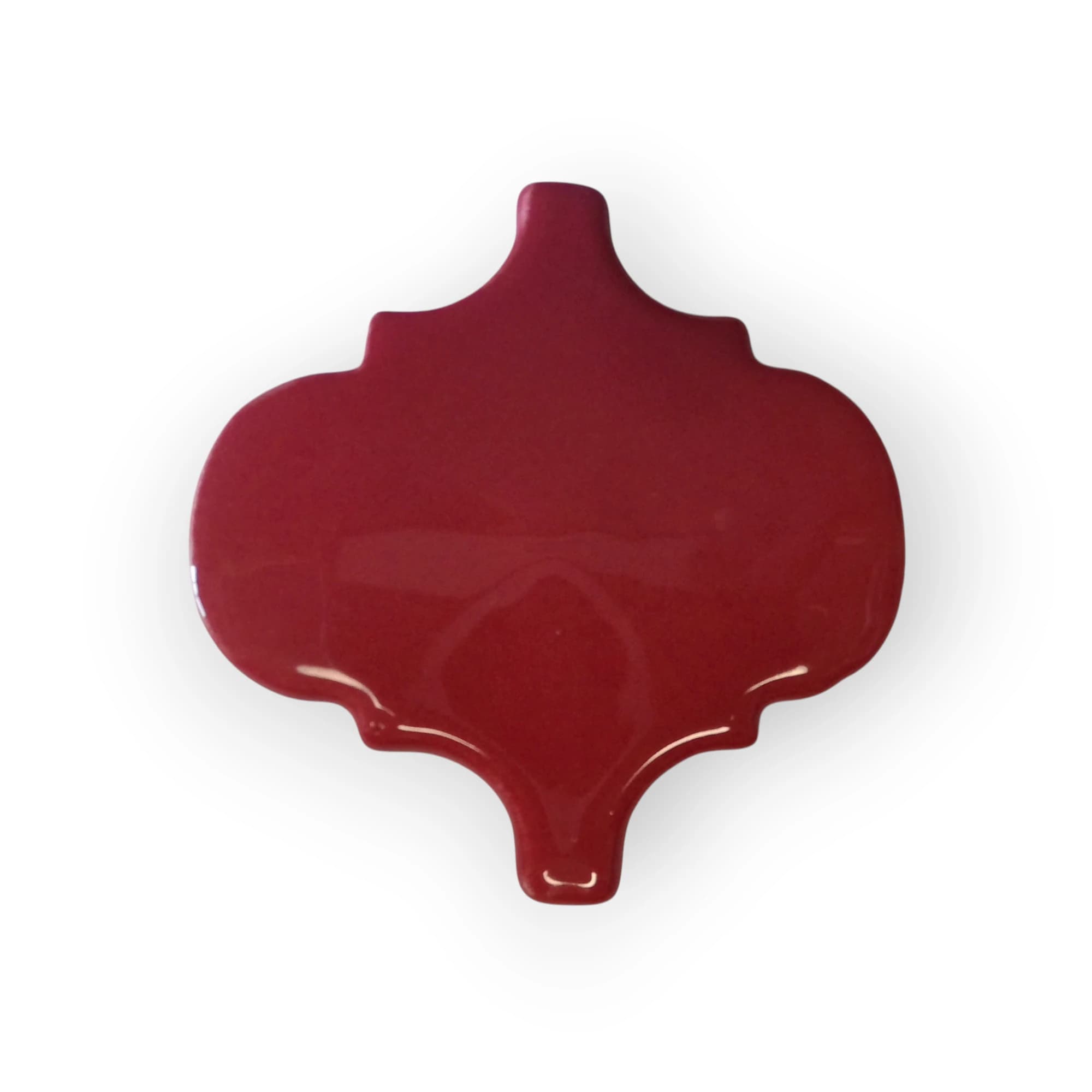 Glazed Red Lantern Tile