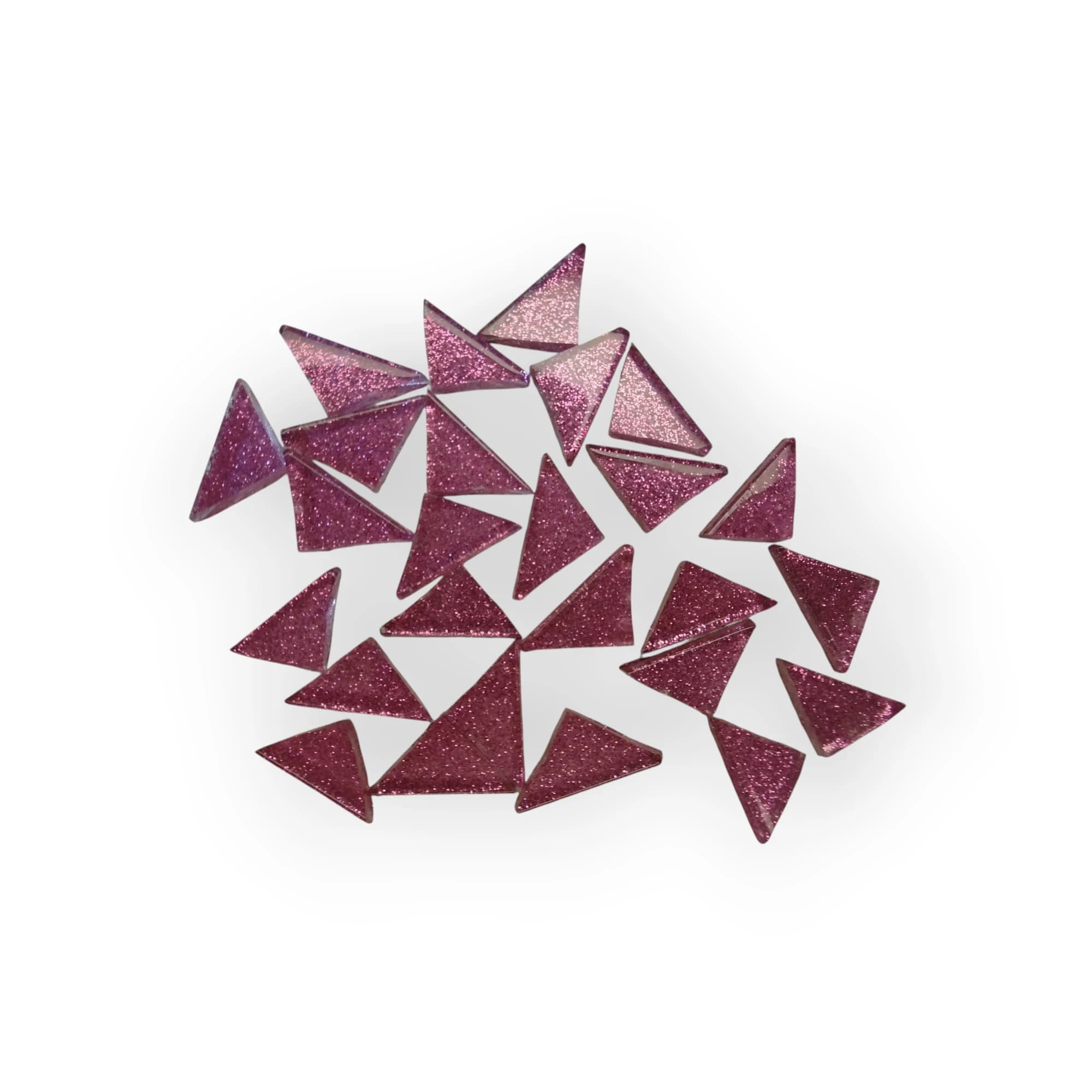 Bag of pre-cut Glitter Light Purple mosaic tiles