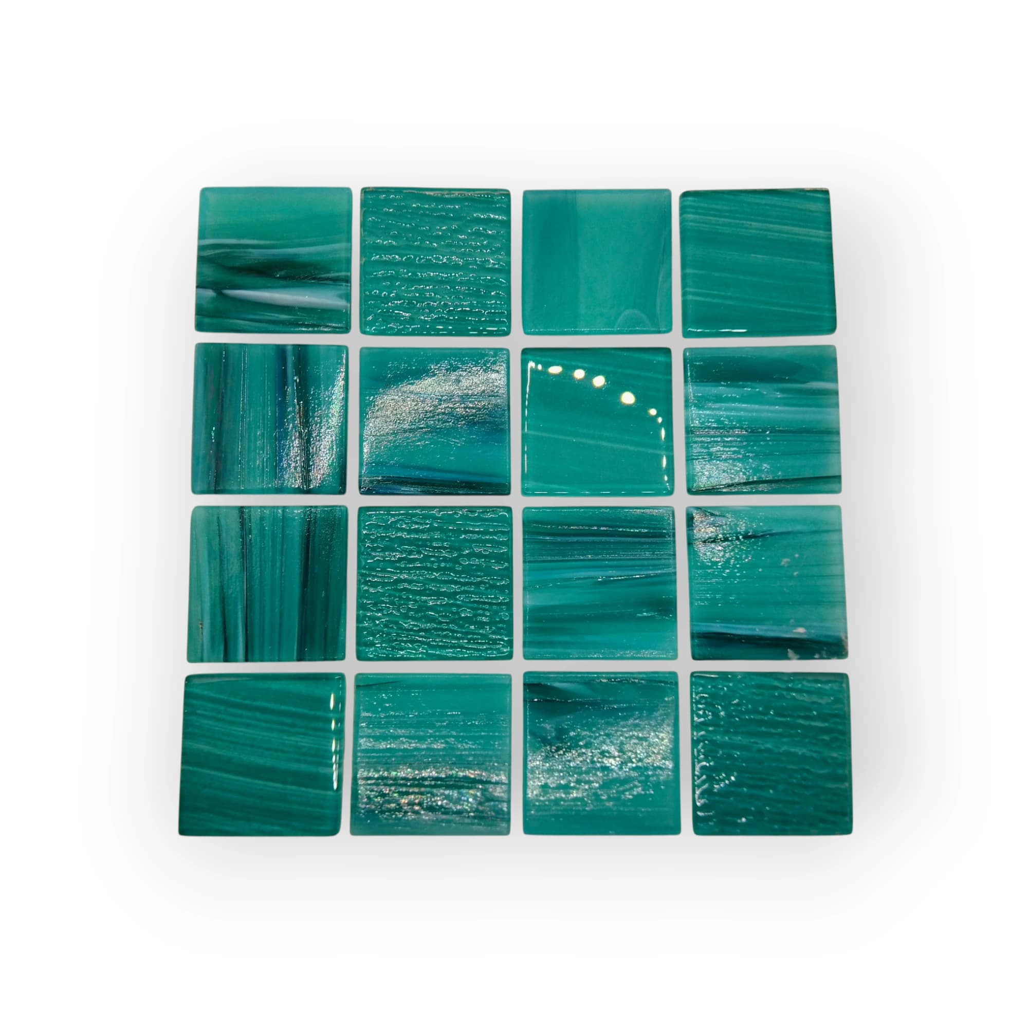 15x15 Sheet of Large Jade mosaic tiles