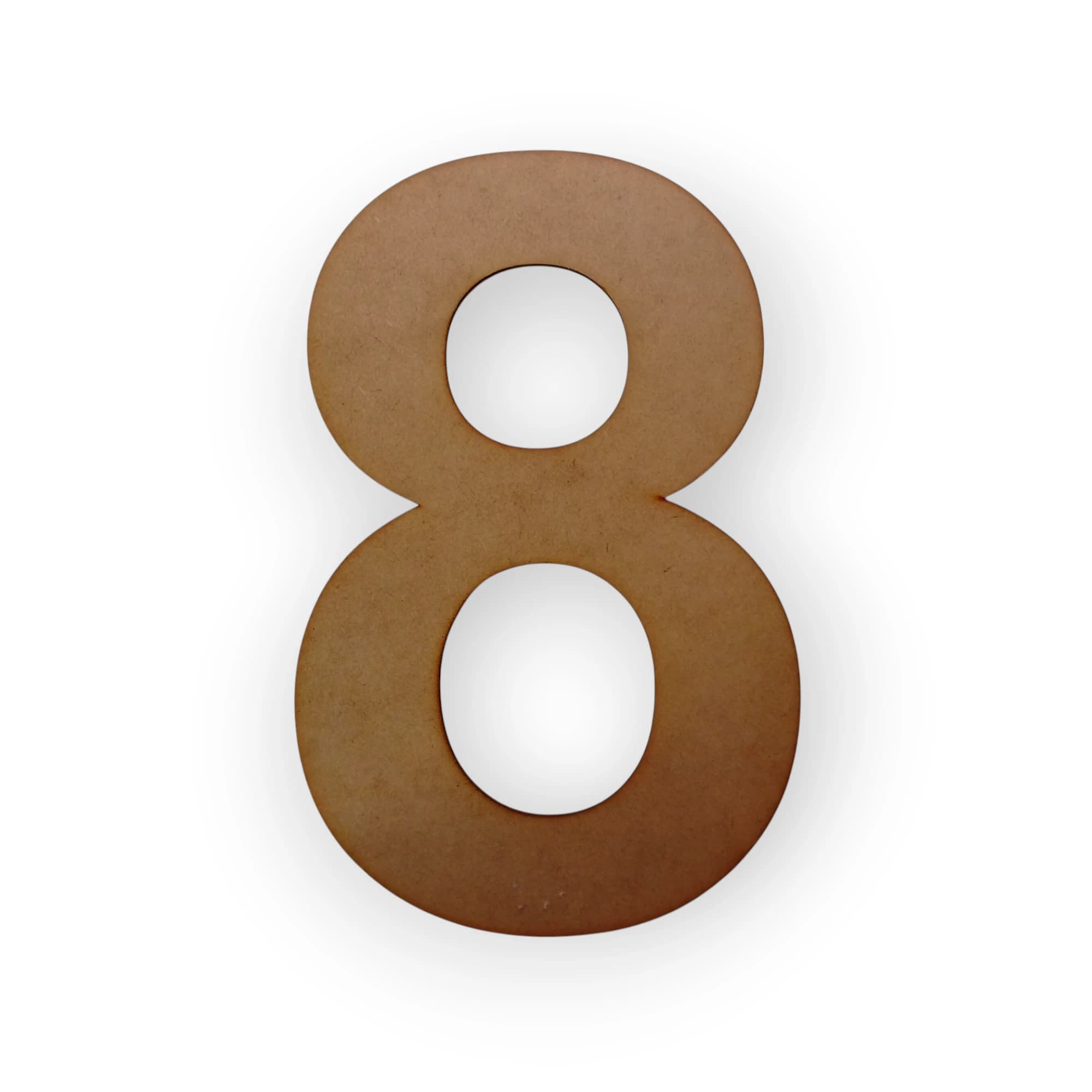 Wood Very Large Number 8