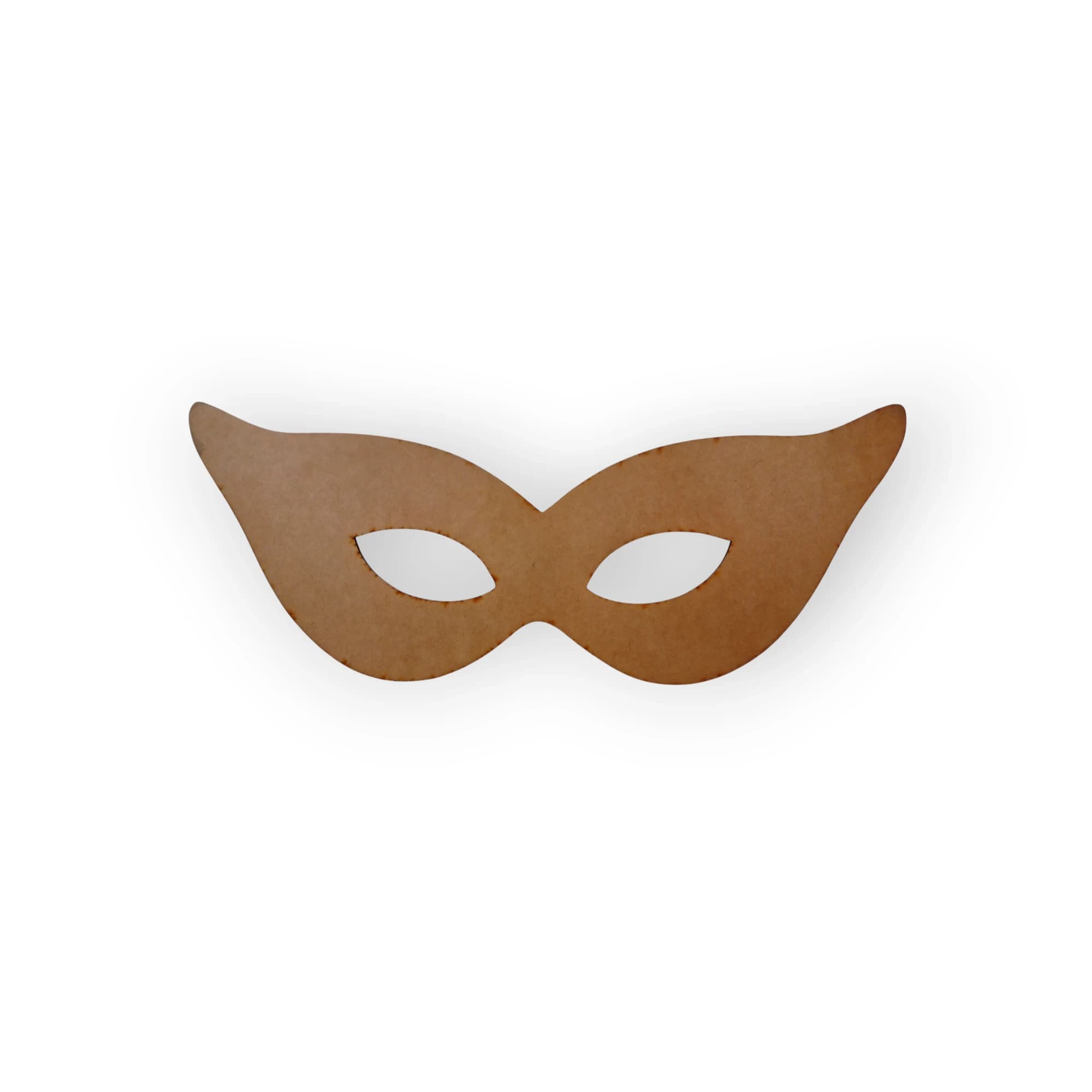 Wood Extra Large Mask With Cutouts