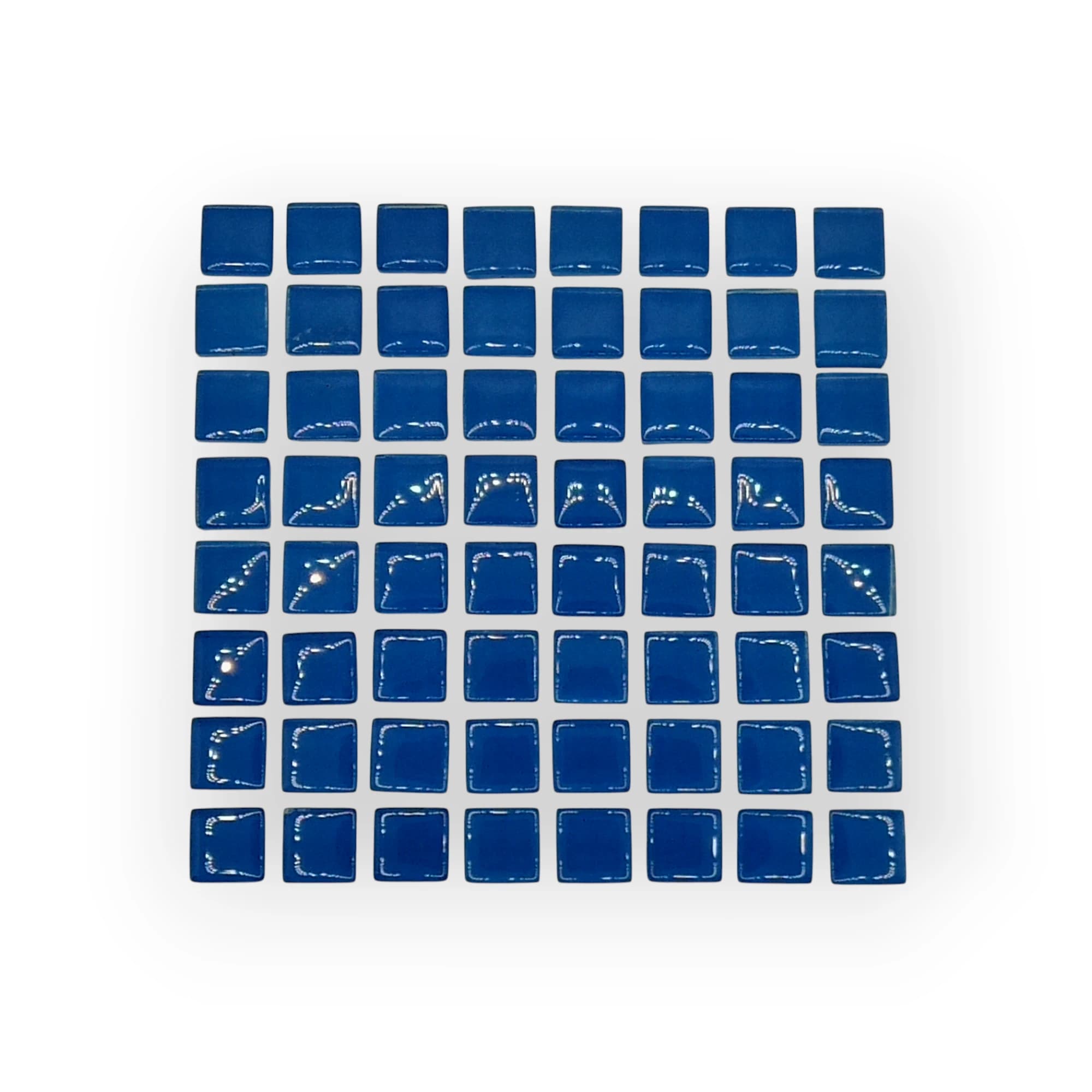 10x10 Sheet of Small Blue mosaic tiles