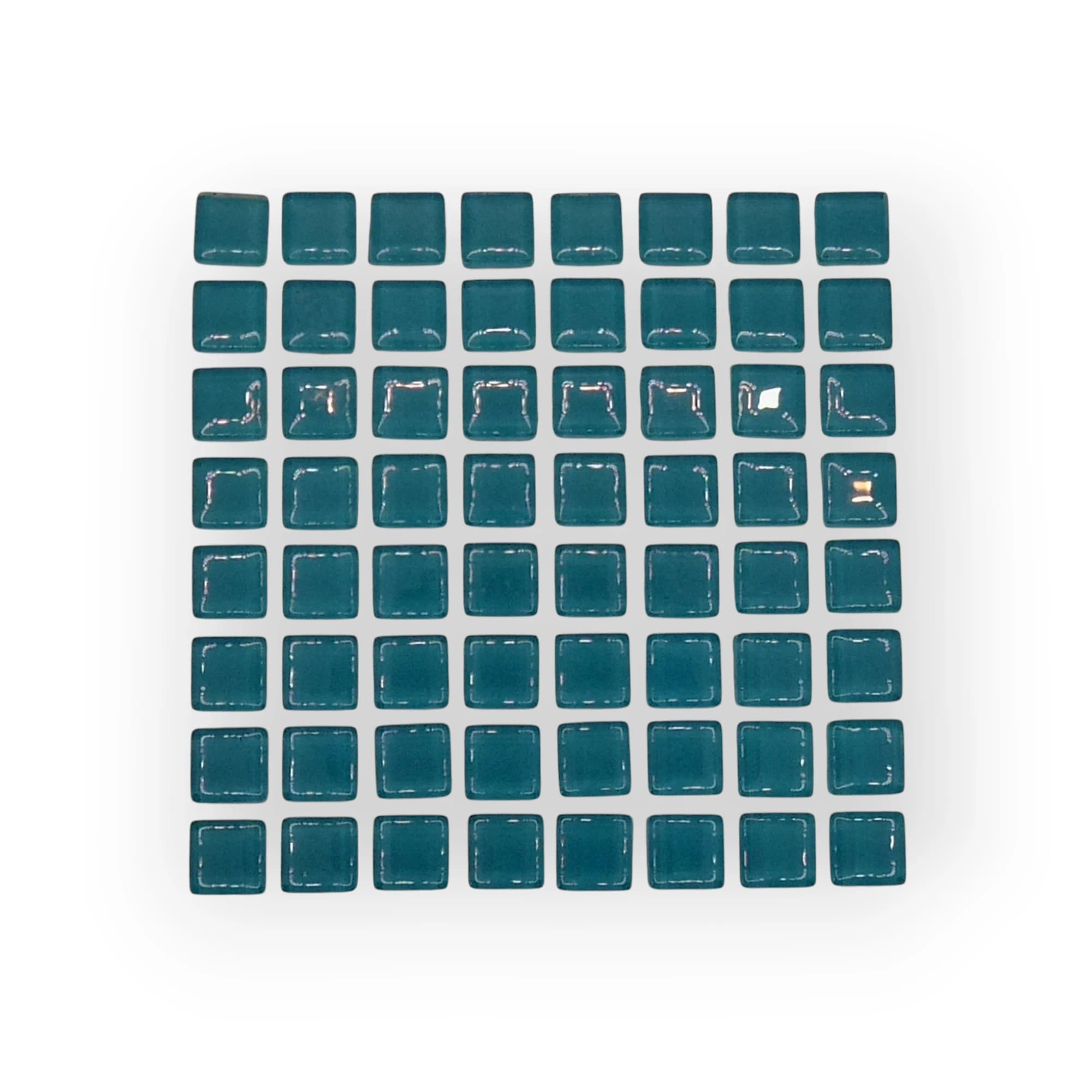10x10 Sheet of Small Baby Blue mosaic tiles