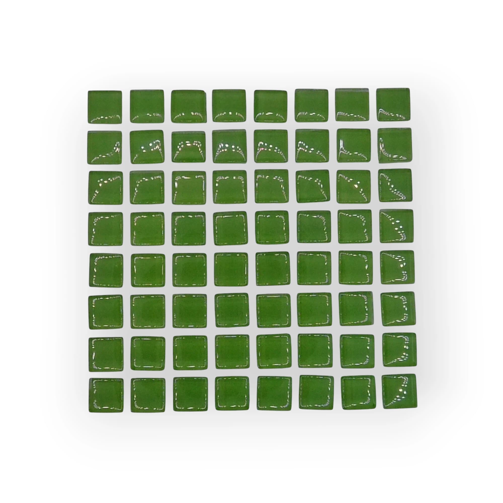 10x10 Sheet of Small Light Green mosaic tiles