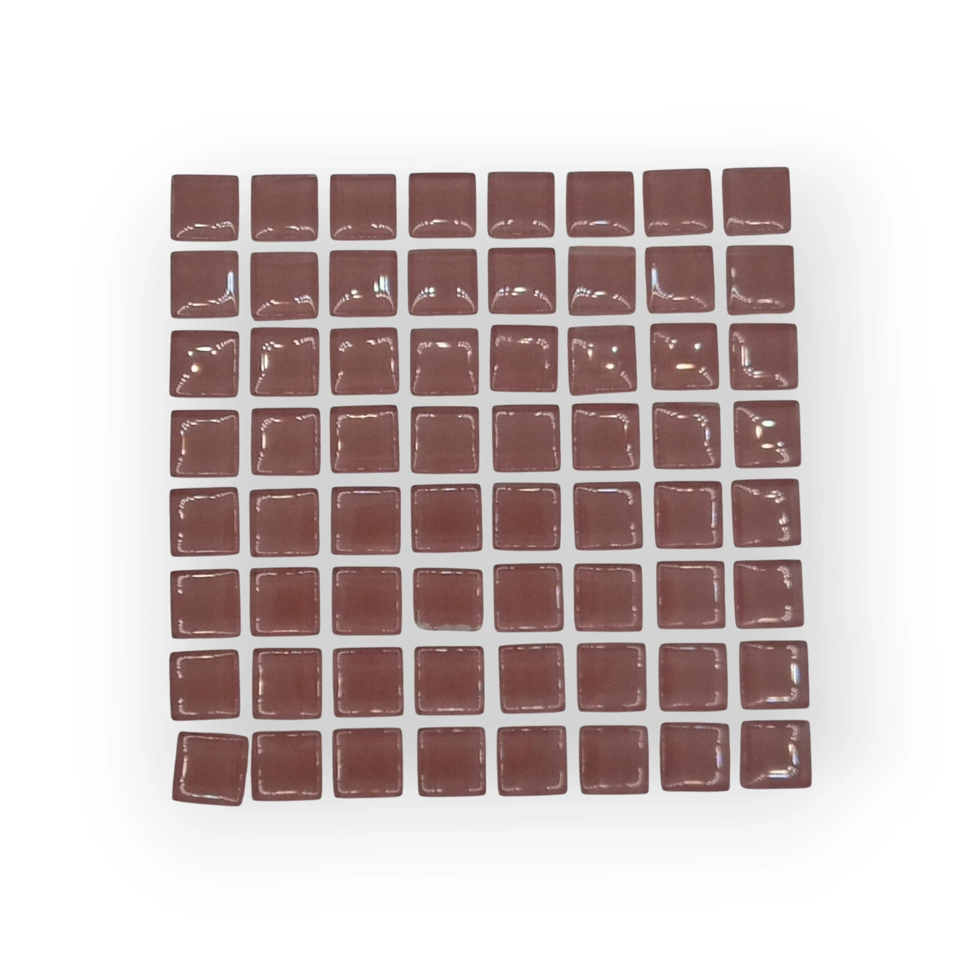 10x10 Sheet of Small Light Pink mosaic tiles